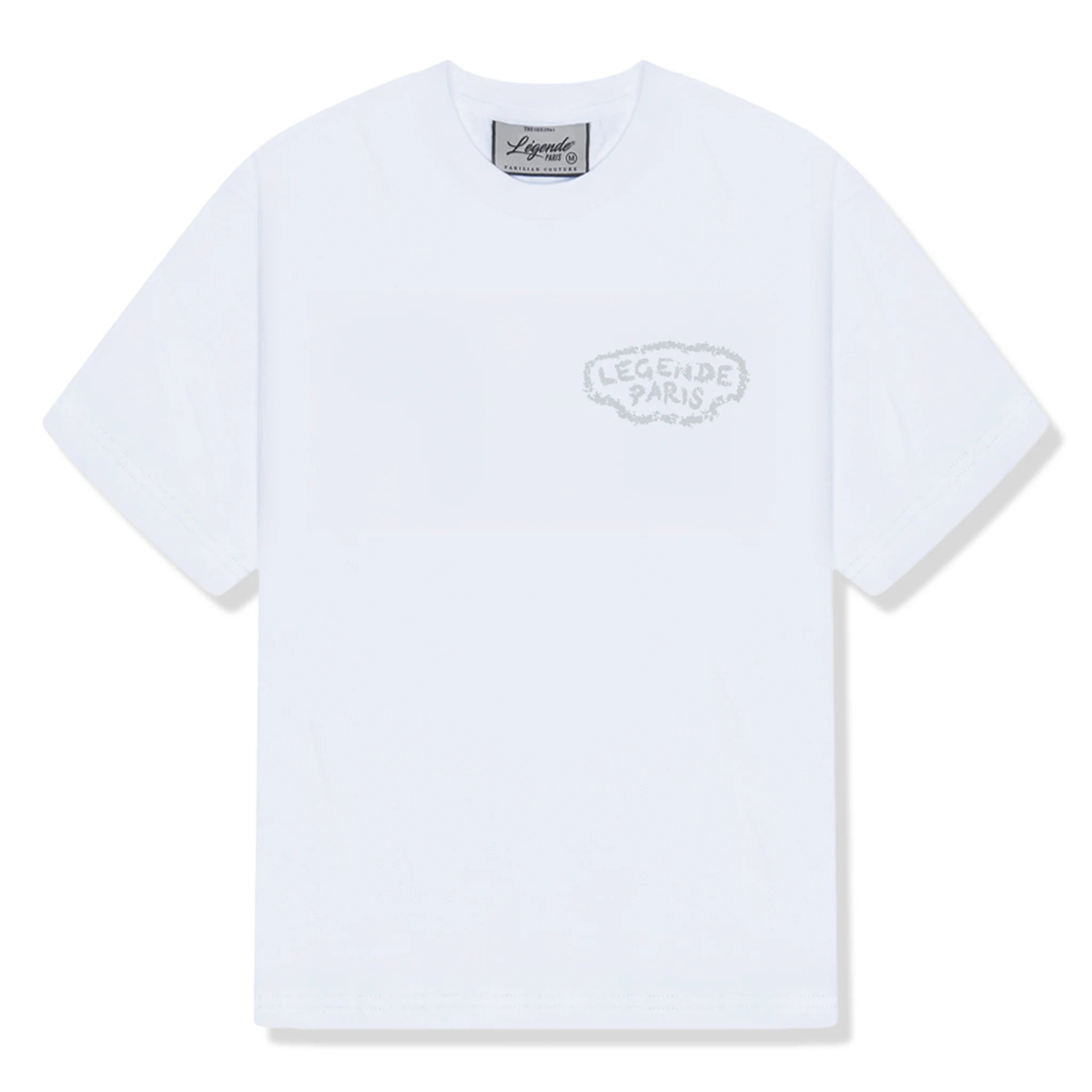 Front view of Légende Paris Good Day White T Shirt