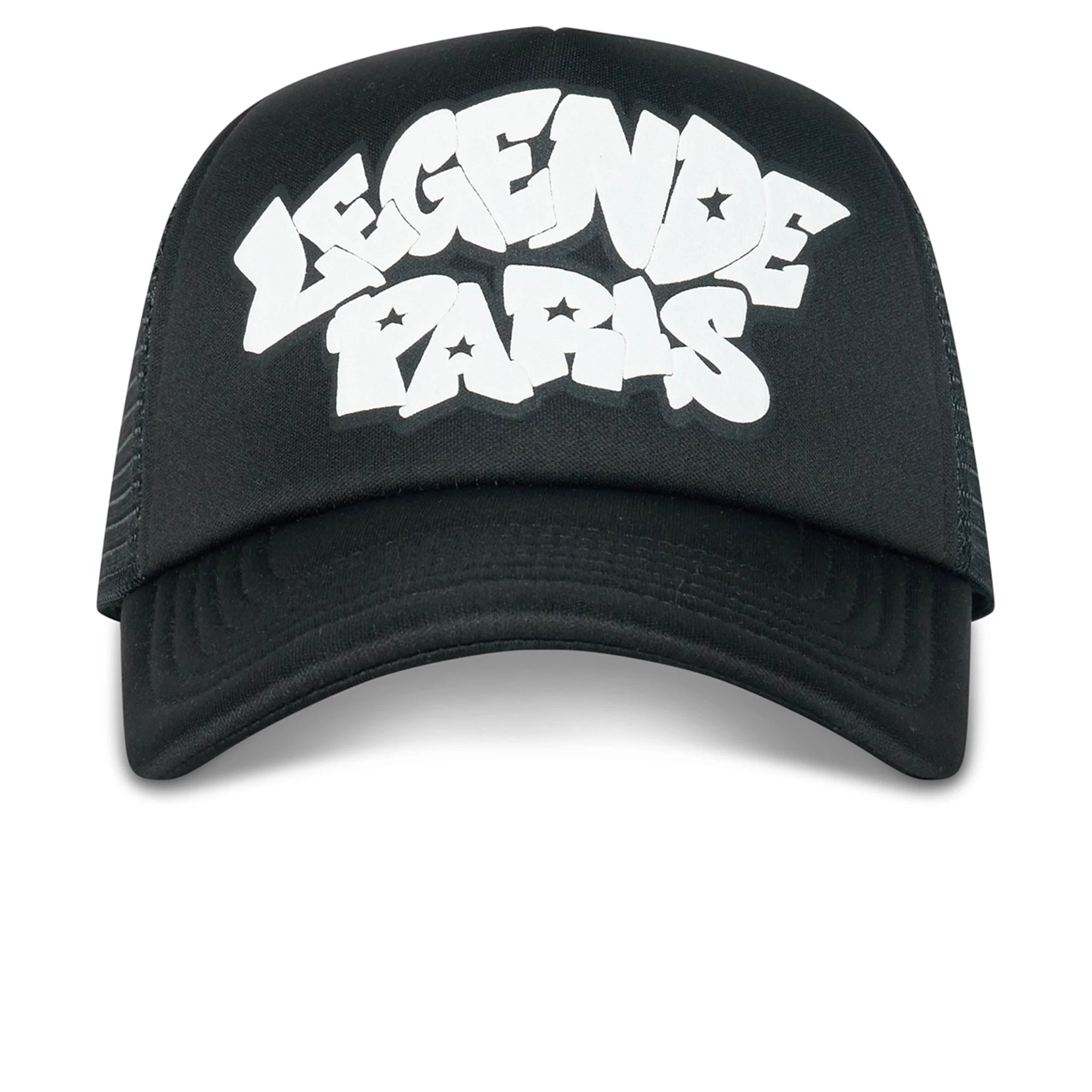Front view of Légende Paris Grafitti Cap Black