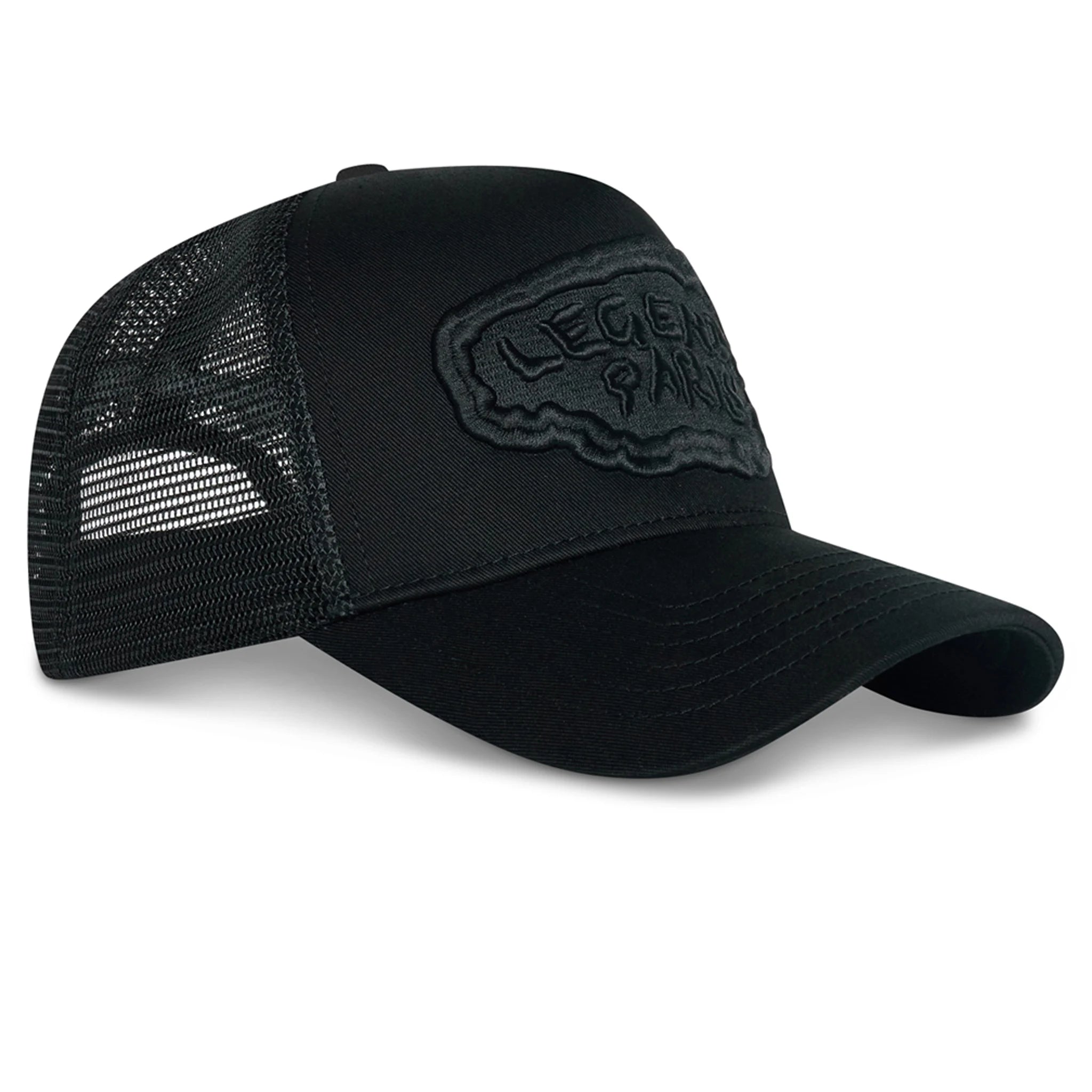 Side view of Légende Paris Snow Cap Triple Black