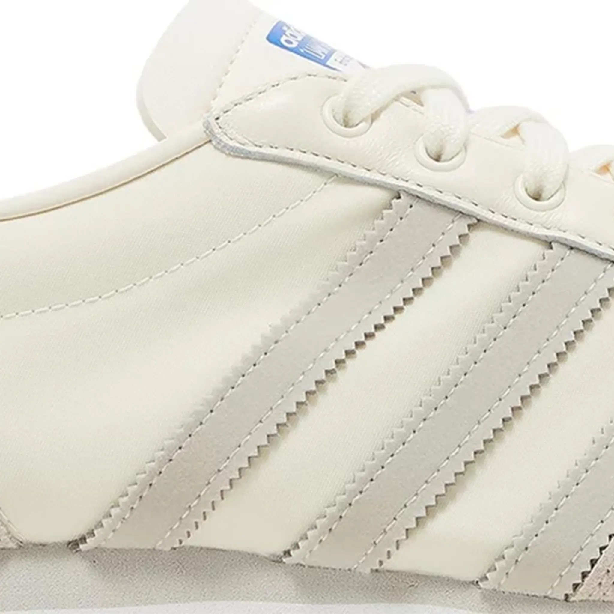 Detail view of Liam Gallagher x Adidas Spezial LG2 Cream White GW3812