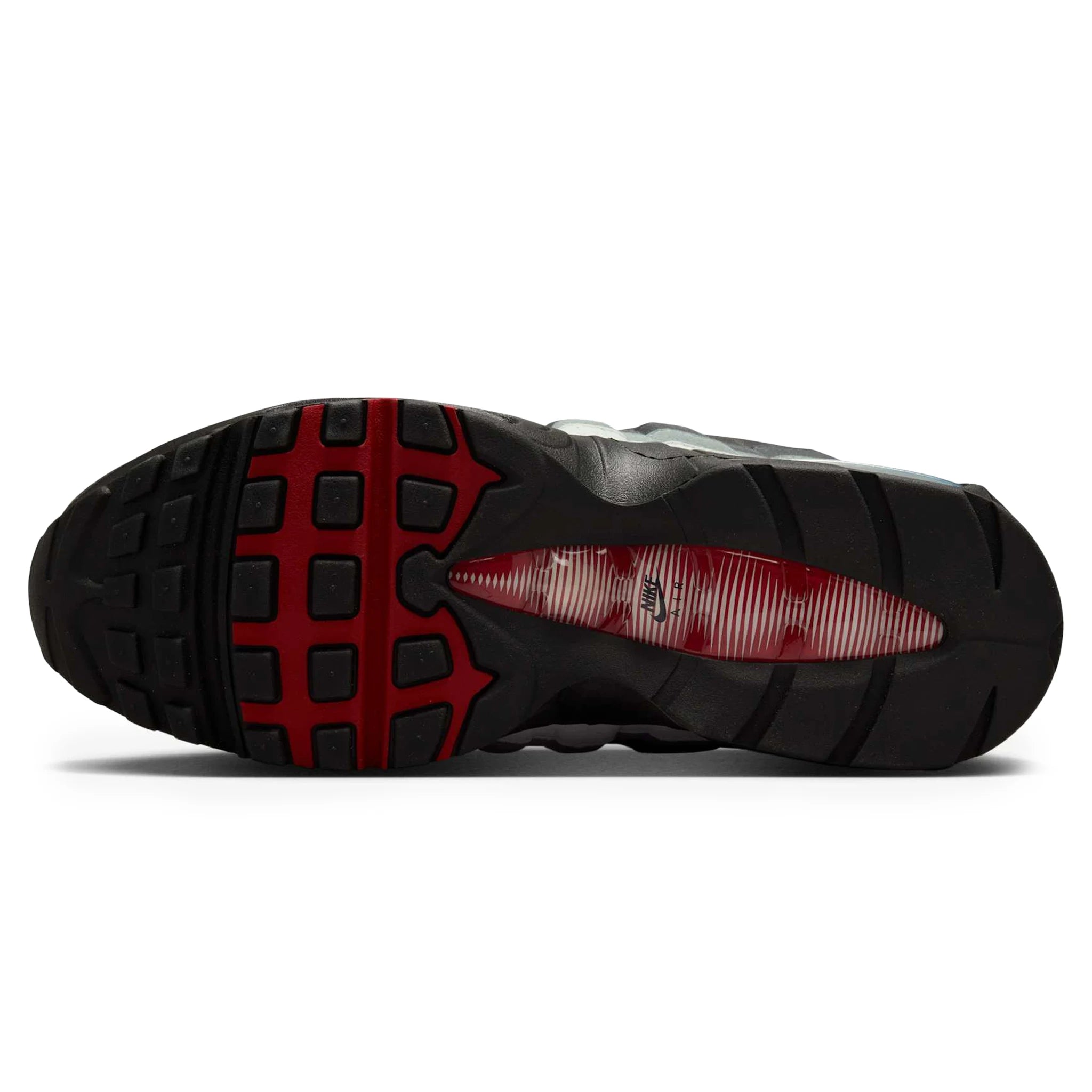 Sole view of Liverpool FC x Nike Air Max 95