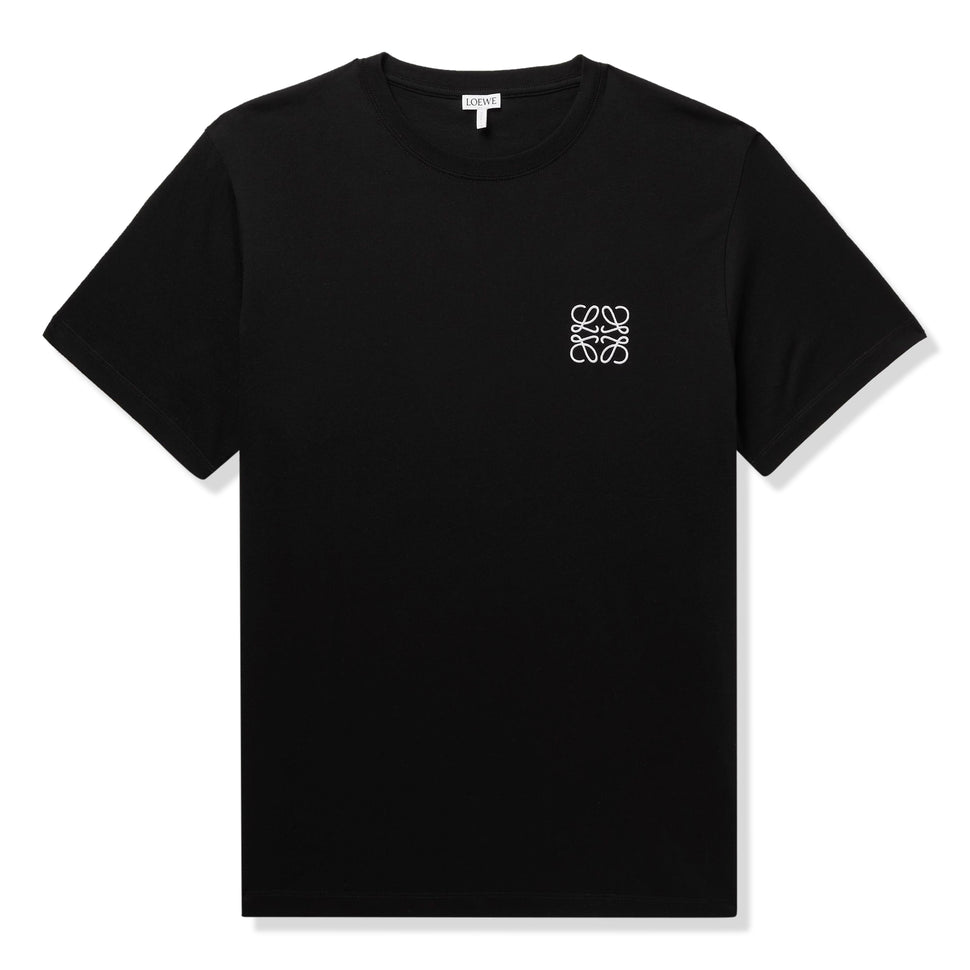 Louis Vuitton FRAGMENT T-Shirt Tops Men L Monogram Embroidery Black From  Japan 