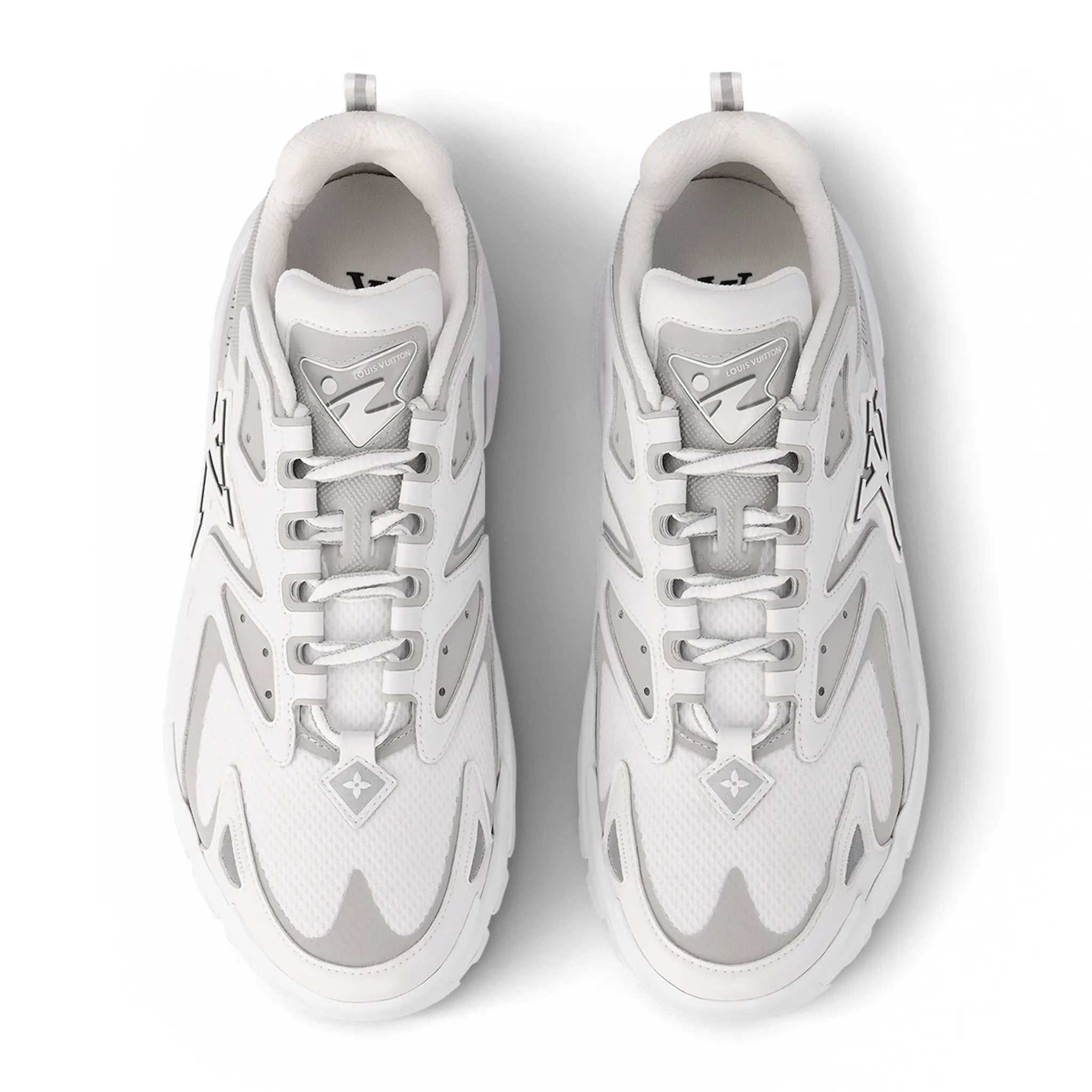 Top view of Louis Vuitton LV Tatic White Sneaker NVPROD4290071V