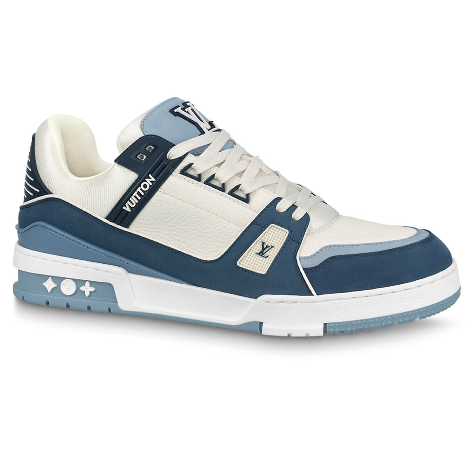 Louis Vuitton - LV Sneakers Trainers - Blue - Men - Size: 05.5 - Luxury