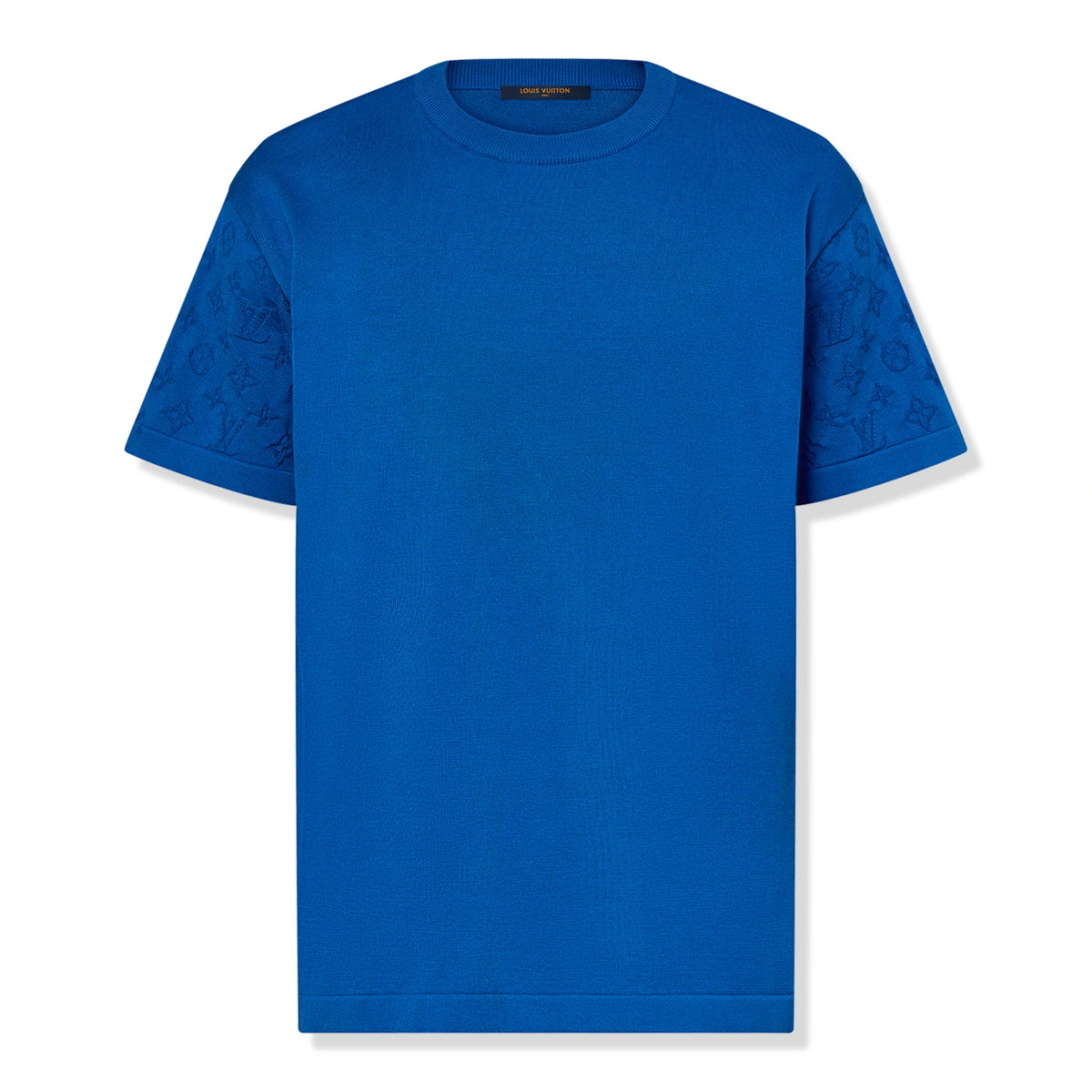 Louis Vuitton Monogram Signature Classic Blue T Shirt | Crepslocker