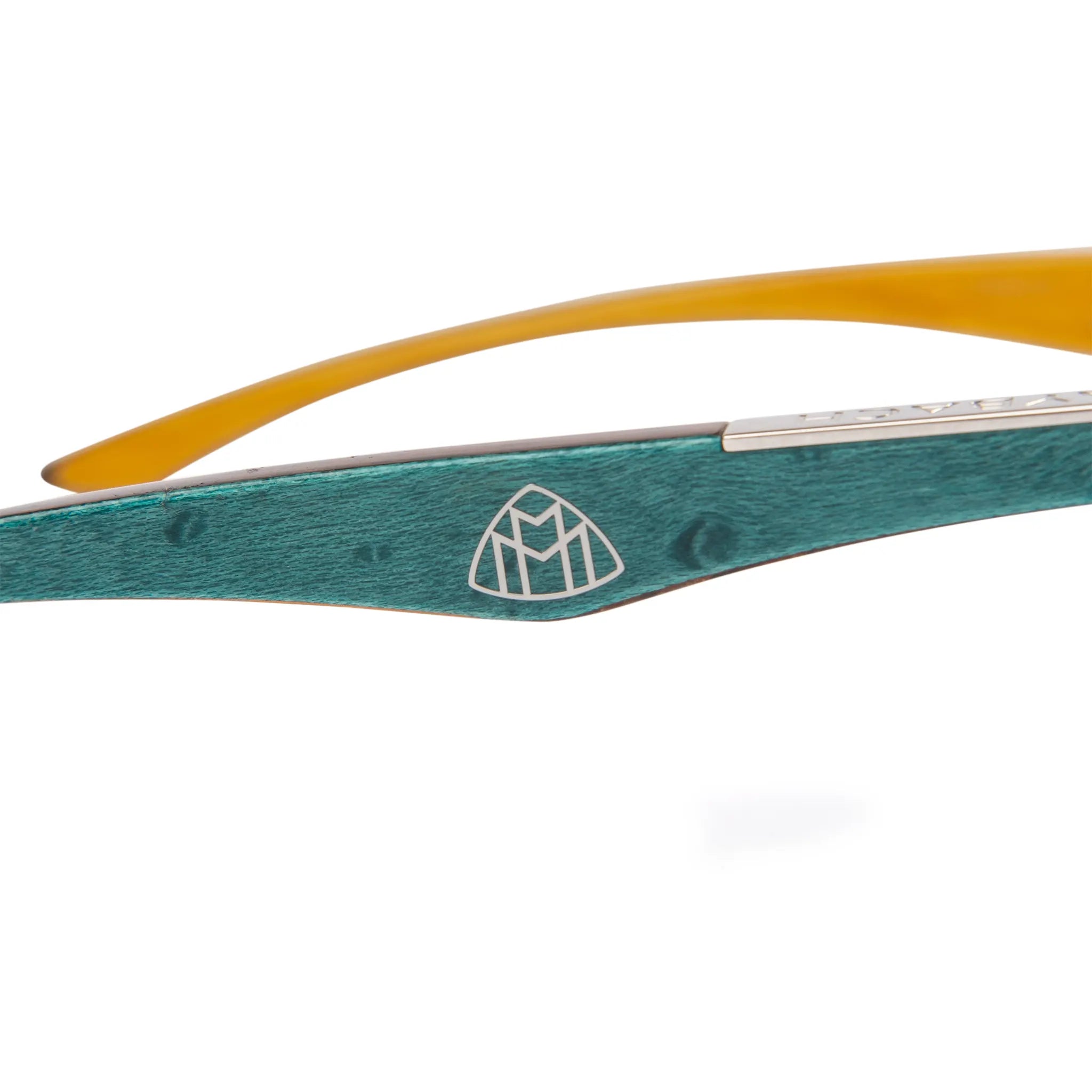 Logo view of Maybach Eyewear The Artist III P-WCW-ZZ5 Custom Tiffany Blue Diamond Cut Sunglasses P-WCW-ZZ5