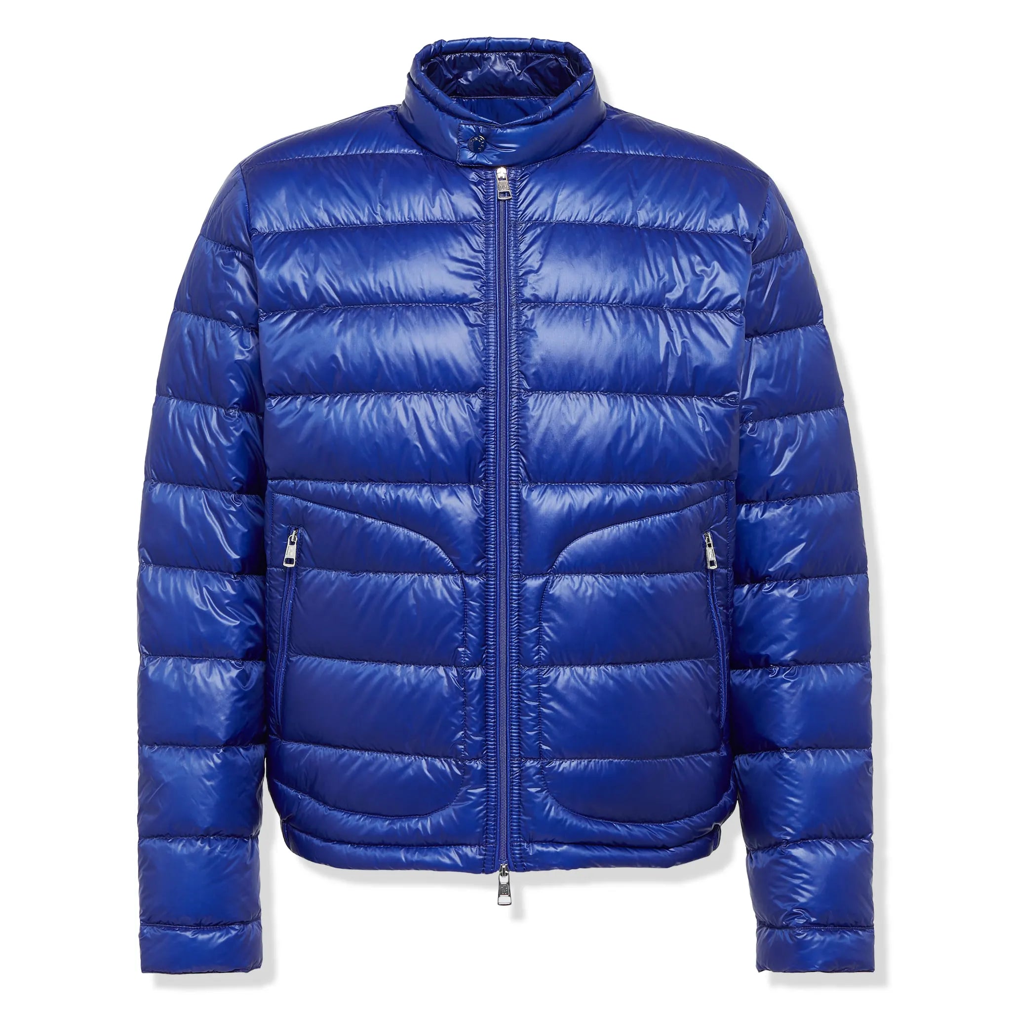 Front view of Moncler Acorus Blue Jacket 