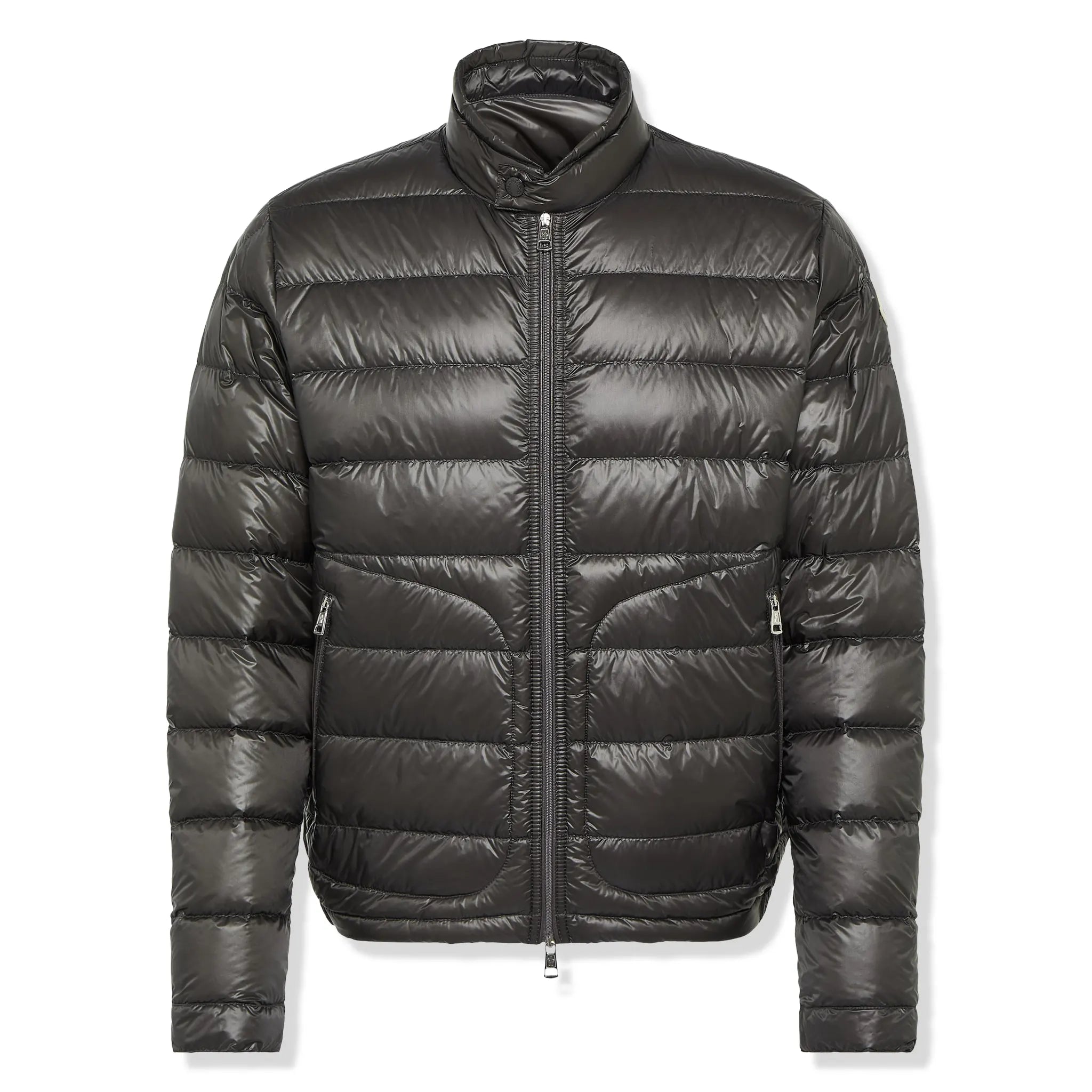 Front view of Moncler Acorus Grey Jacket 