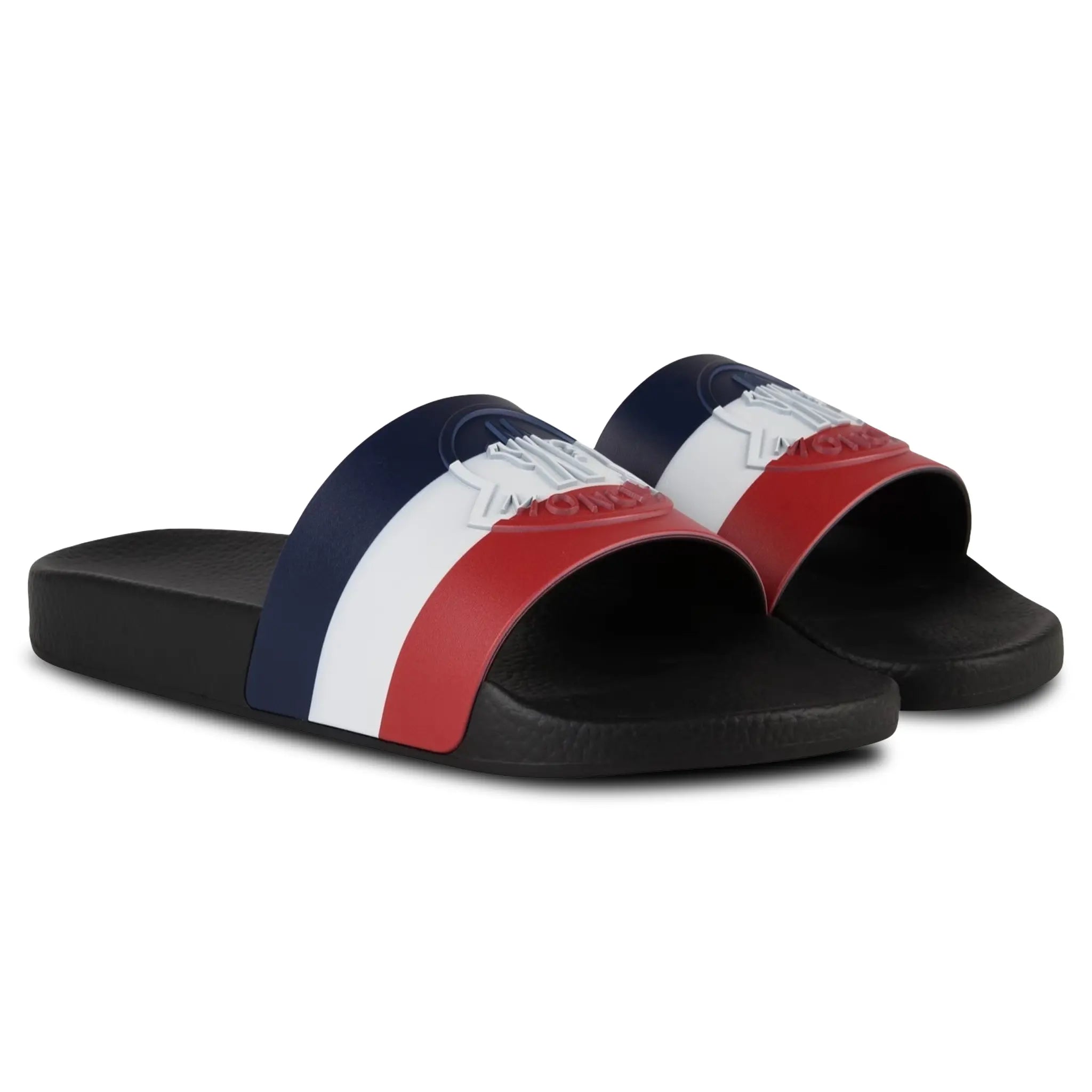 Pair view of Moncler Basile Black Sliders J109A4C0003001A49998