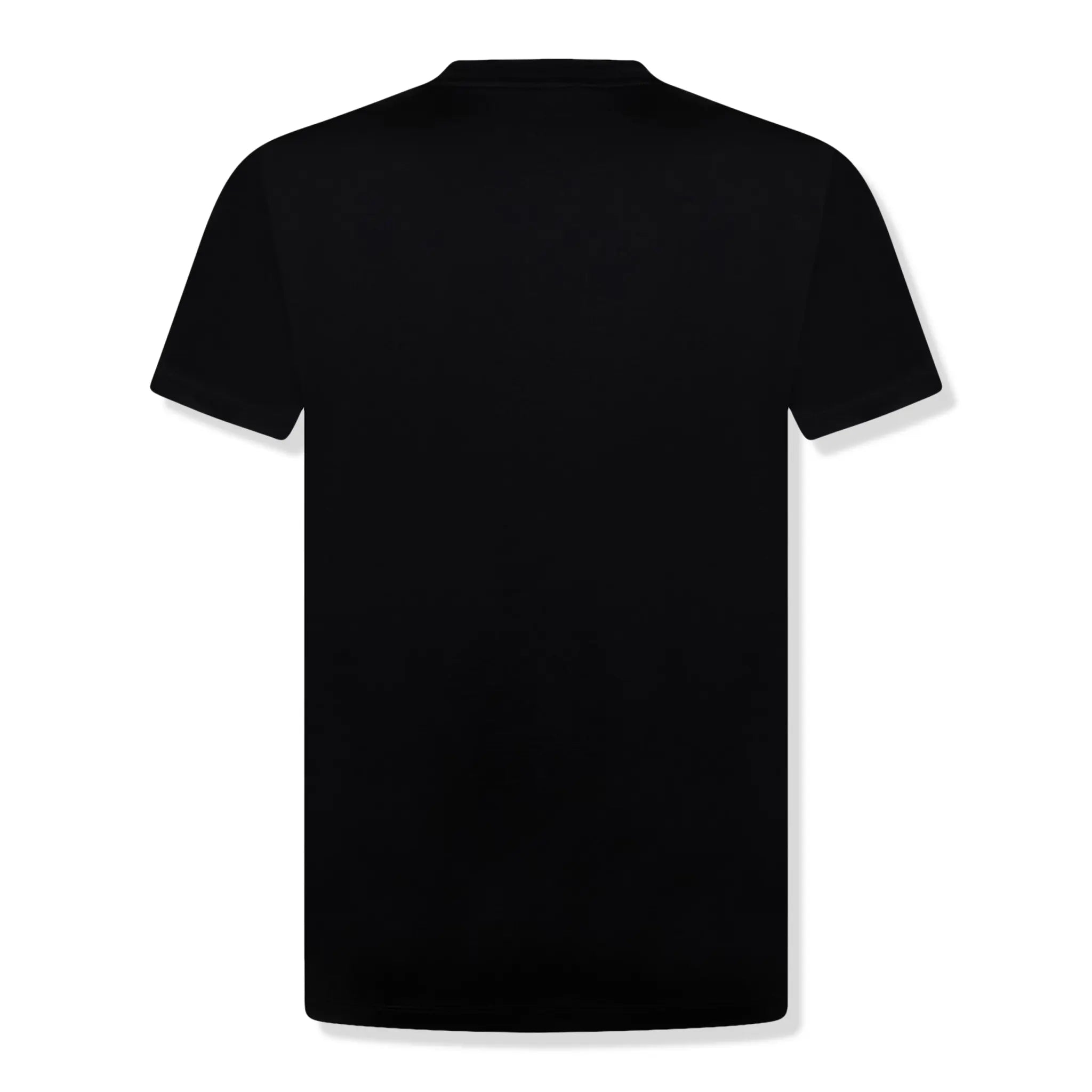 Back view of Moncler Double Bell Logo Black T Shirt J10918C000588390Y999