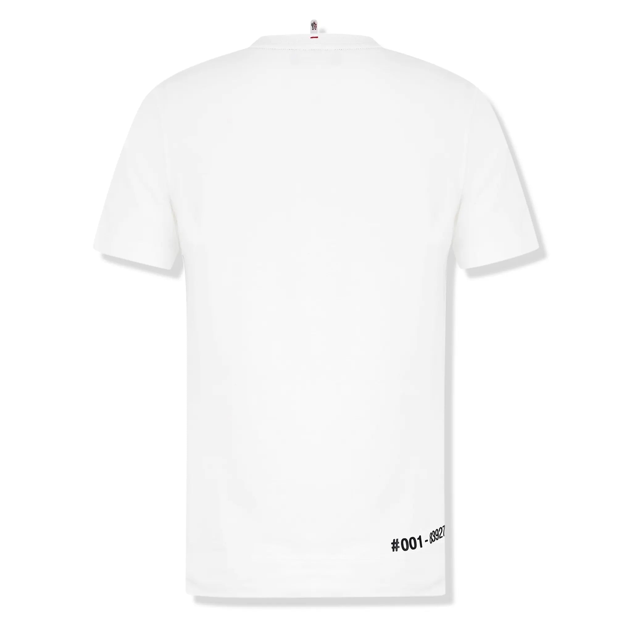 Back view of Moncler Grenoble Logo White T Shirt J10978C0000283927041