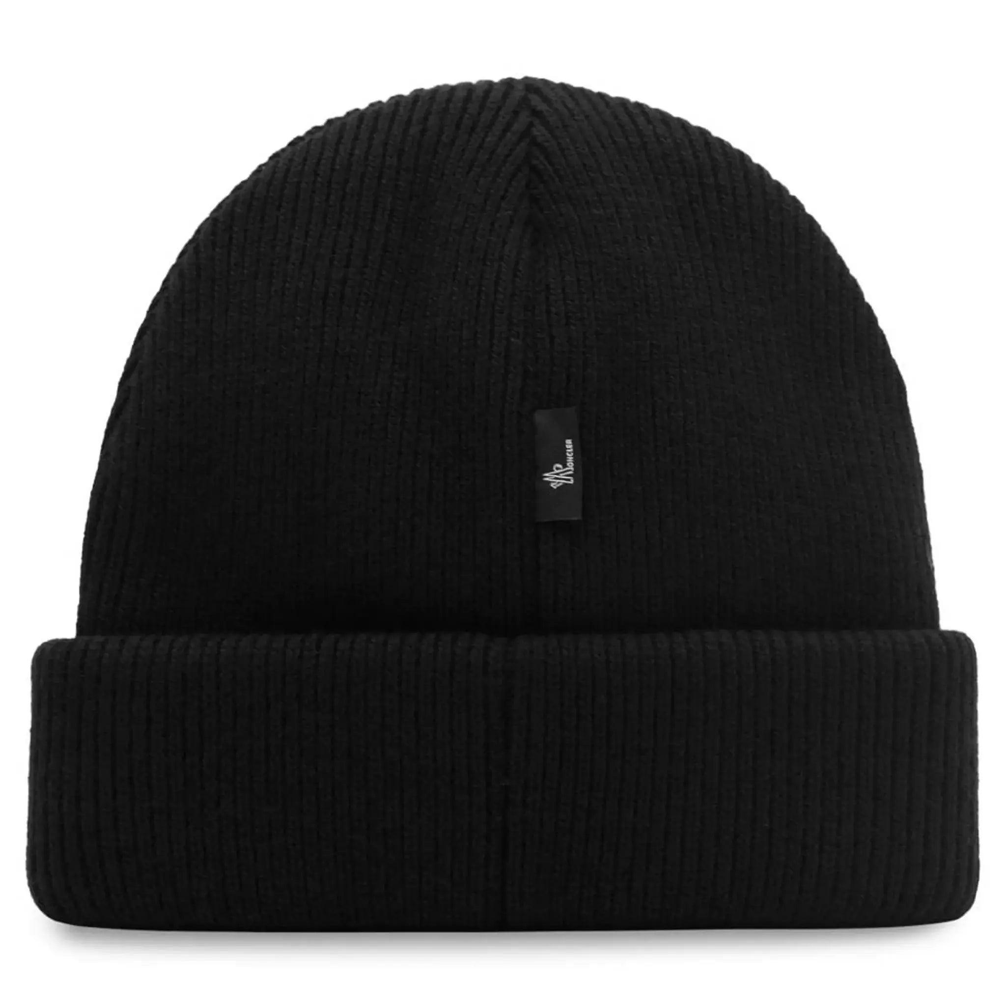 Back view of Moncler Grenoble Wool Black Beanie