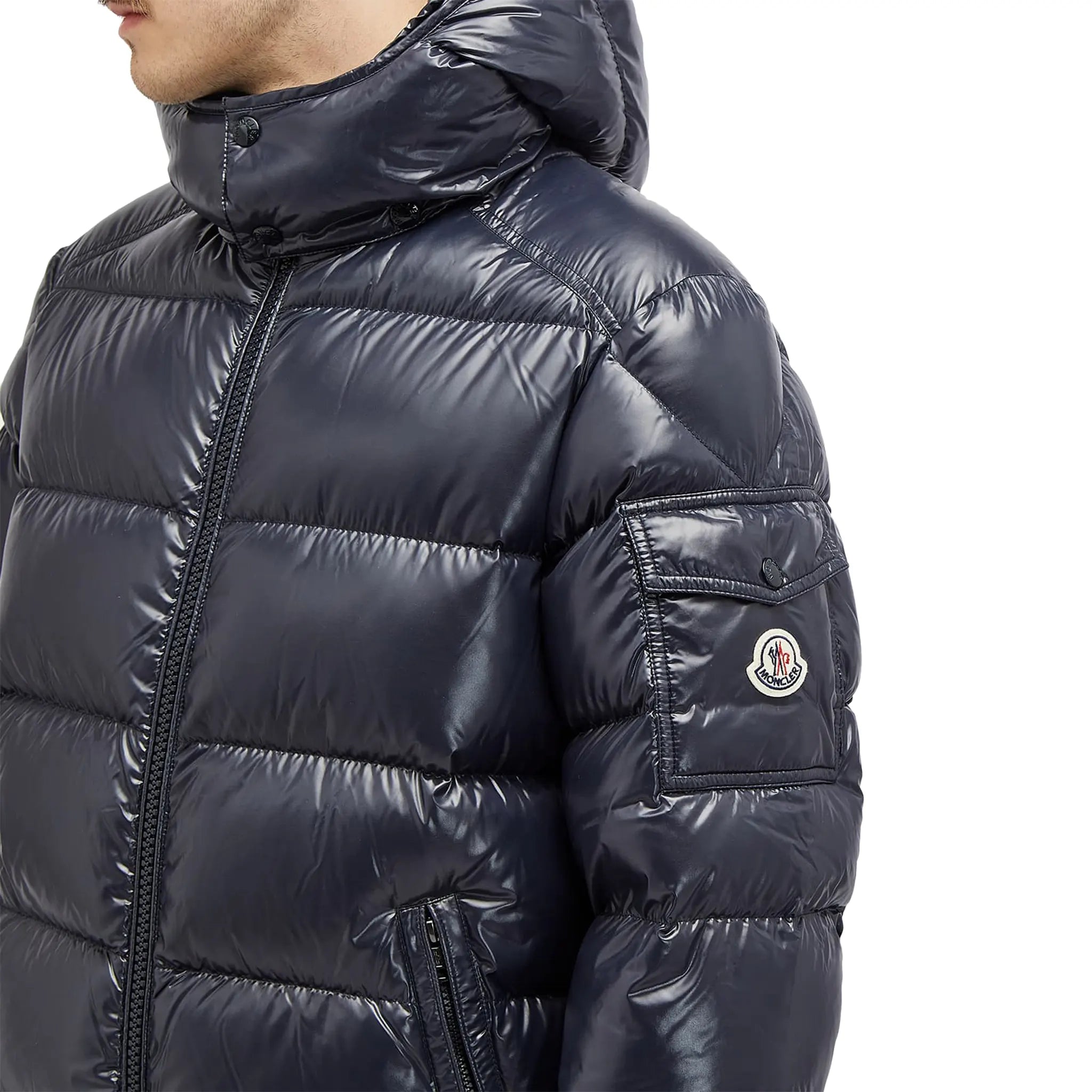 Moncler Maya Padded Down Navy Jacket