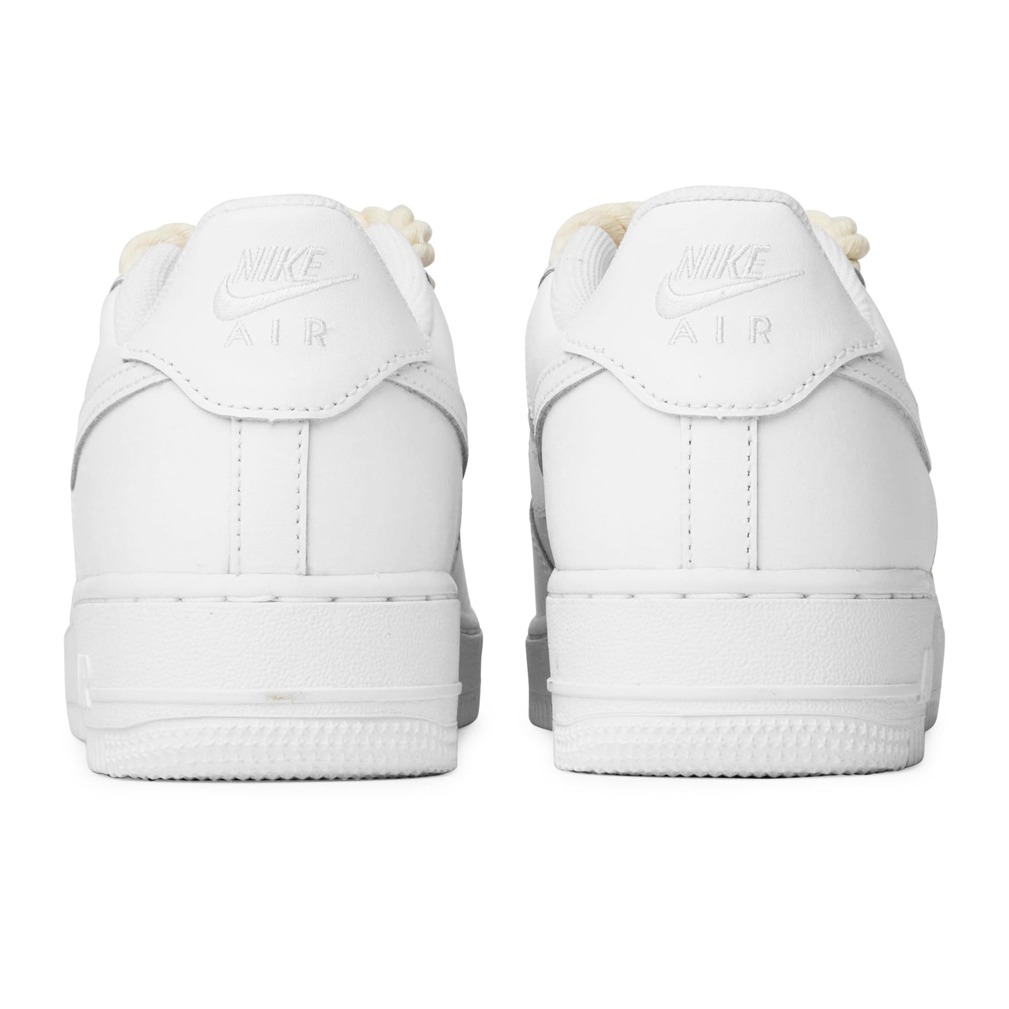 Back view of Nike Air Force 1 Low Rope Lace White 