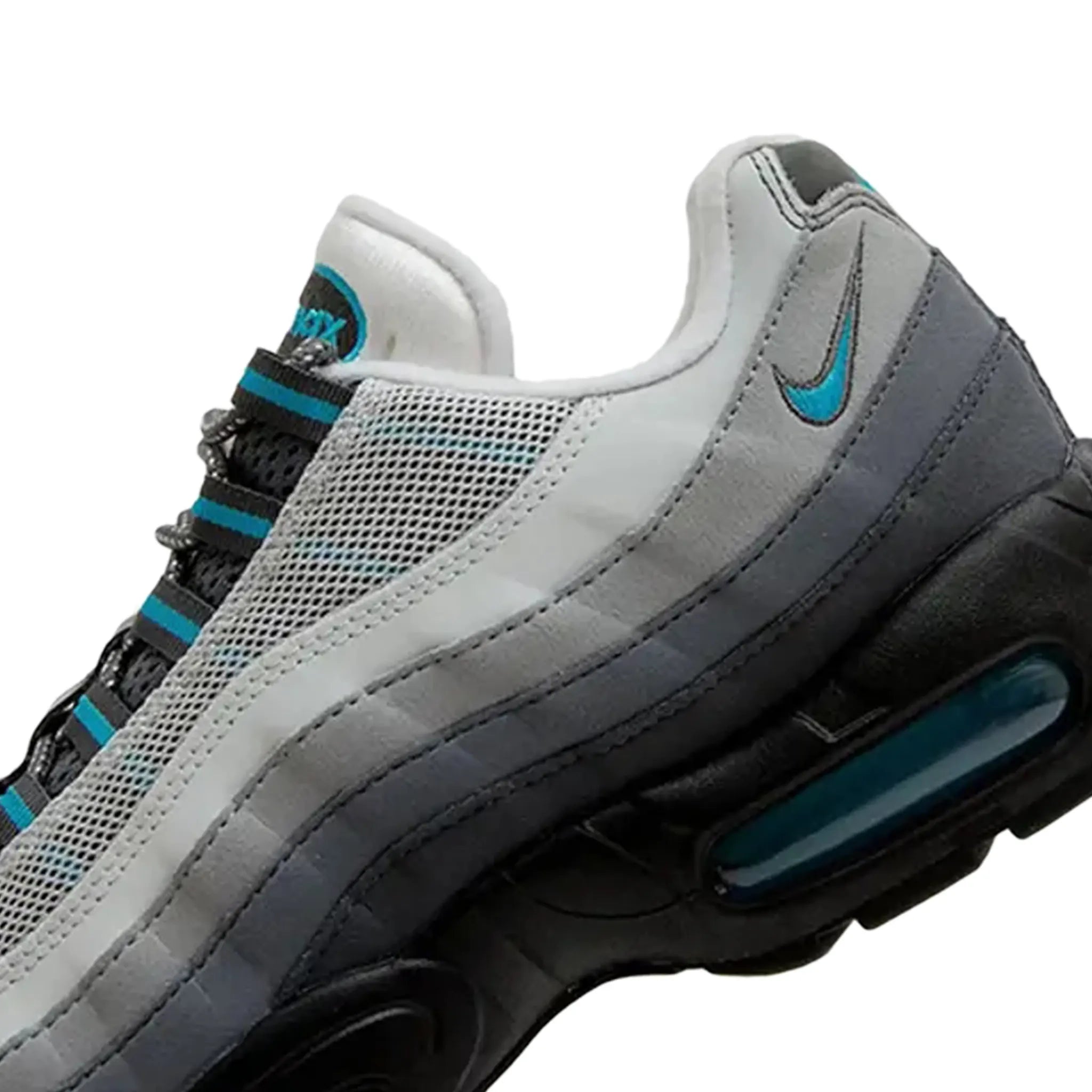Back Side Detail view of Nike Air Max 95 Baltic Blue HM0622-003