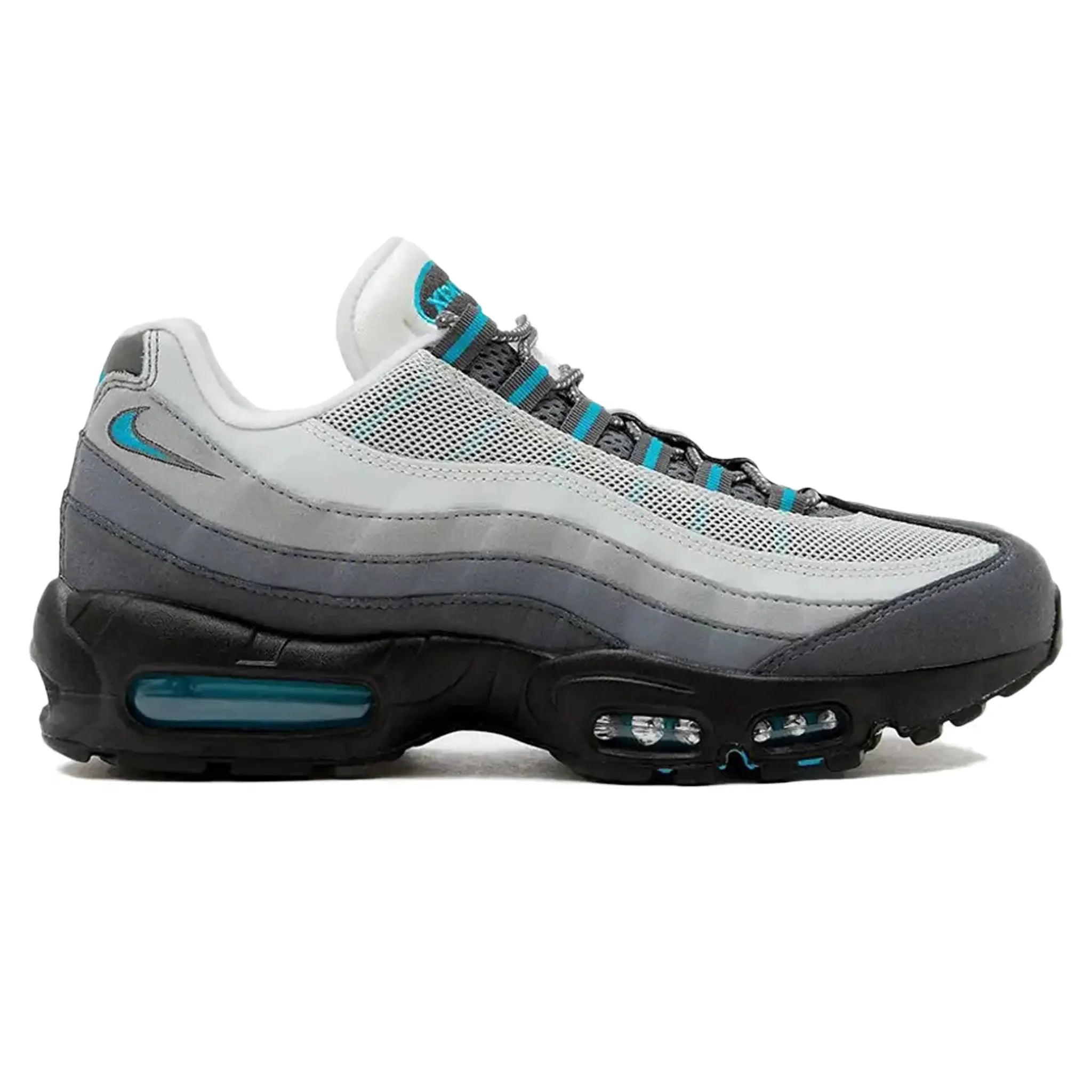 Side view of Nike Air Max 95 Baltic Blue HM0622-003
