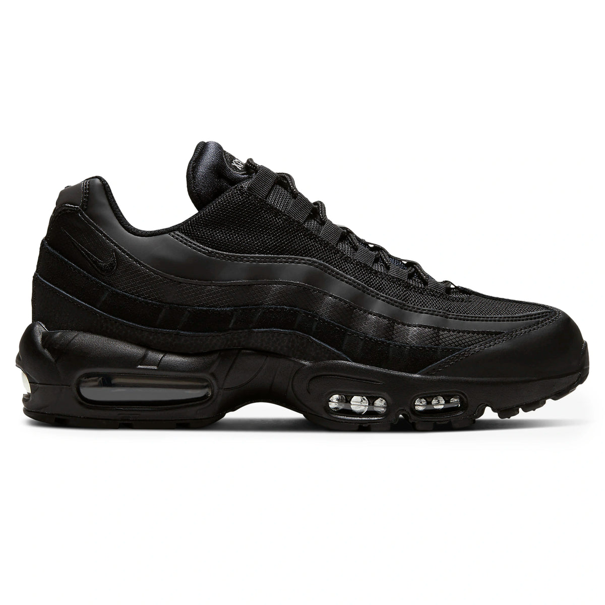 Nike Air Max 95 Essential Triple Black | CI3705 - nike free run v4 mens  youth shoe size chart - 001