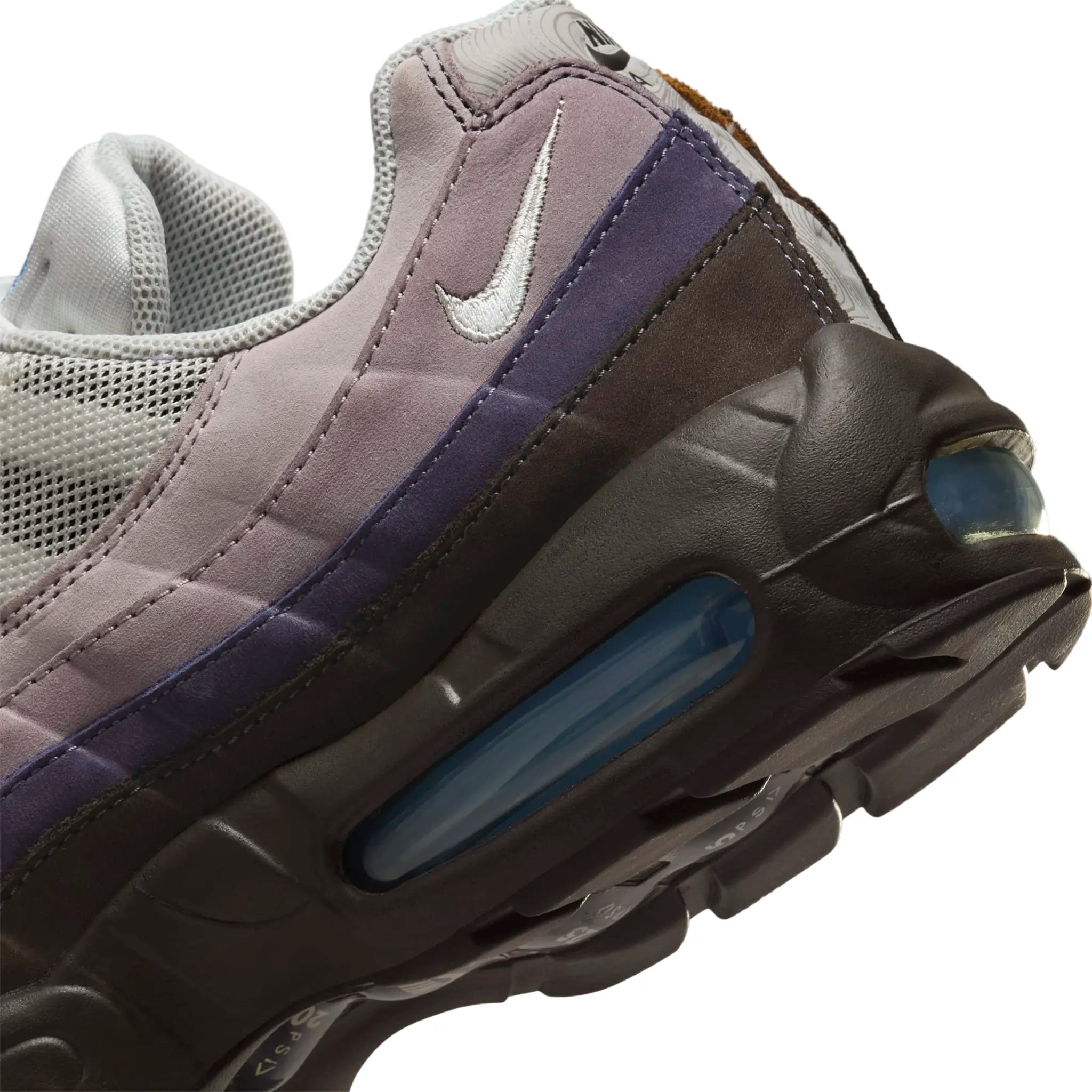 Heel view of Nike Air Max 95 Unearthed HM0953-100