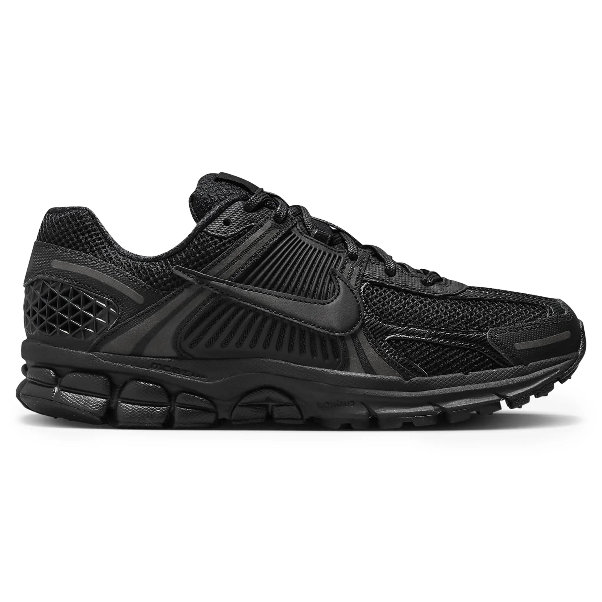 Side view of Nike Air Zoom Vomero 5 Triple Black BV1358-003