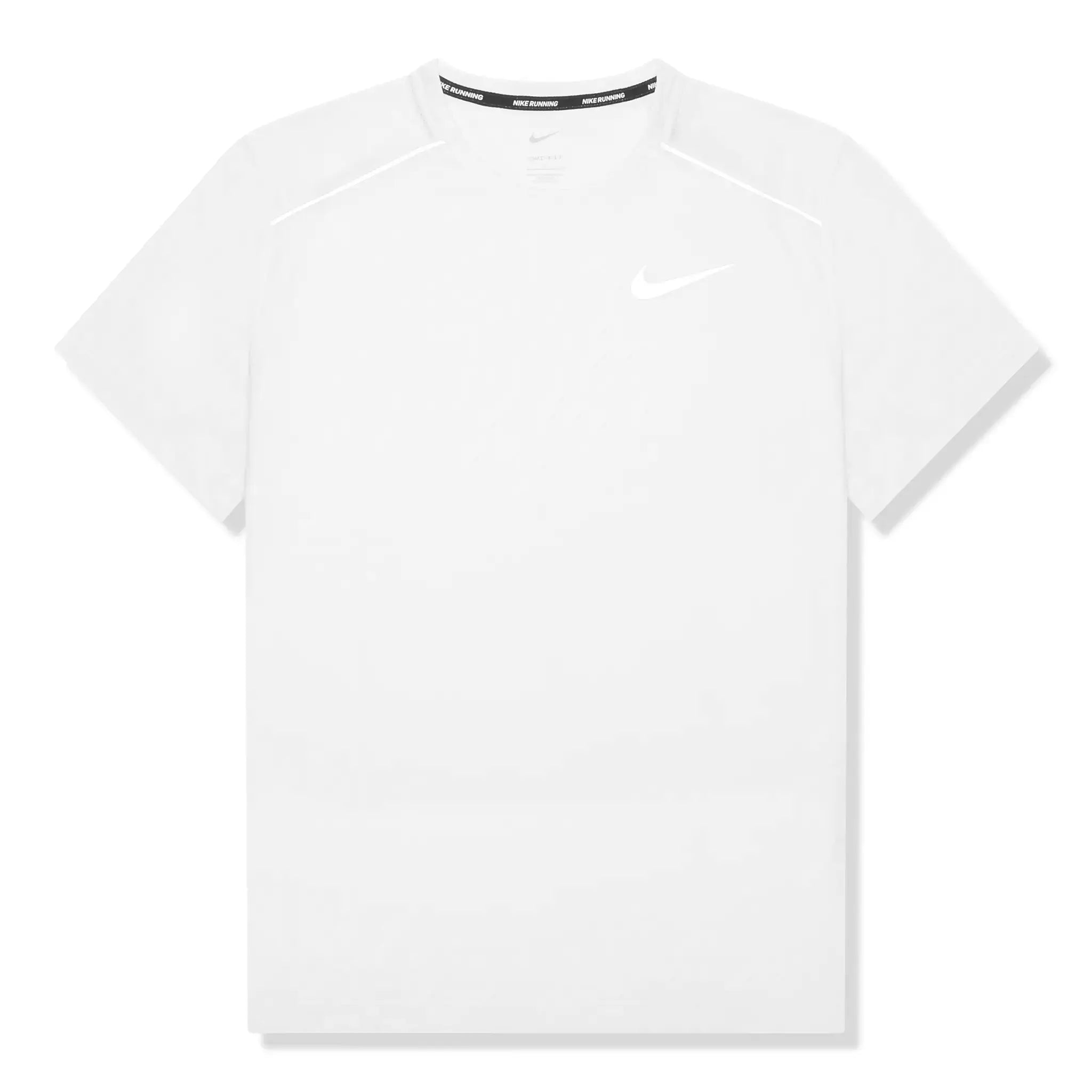 Nike Dri FIT 1.0 White Miler Running T Shirt AJ7566 100