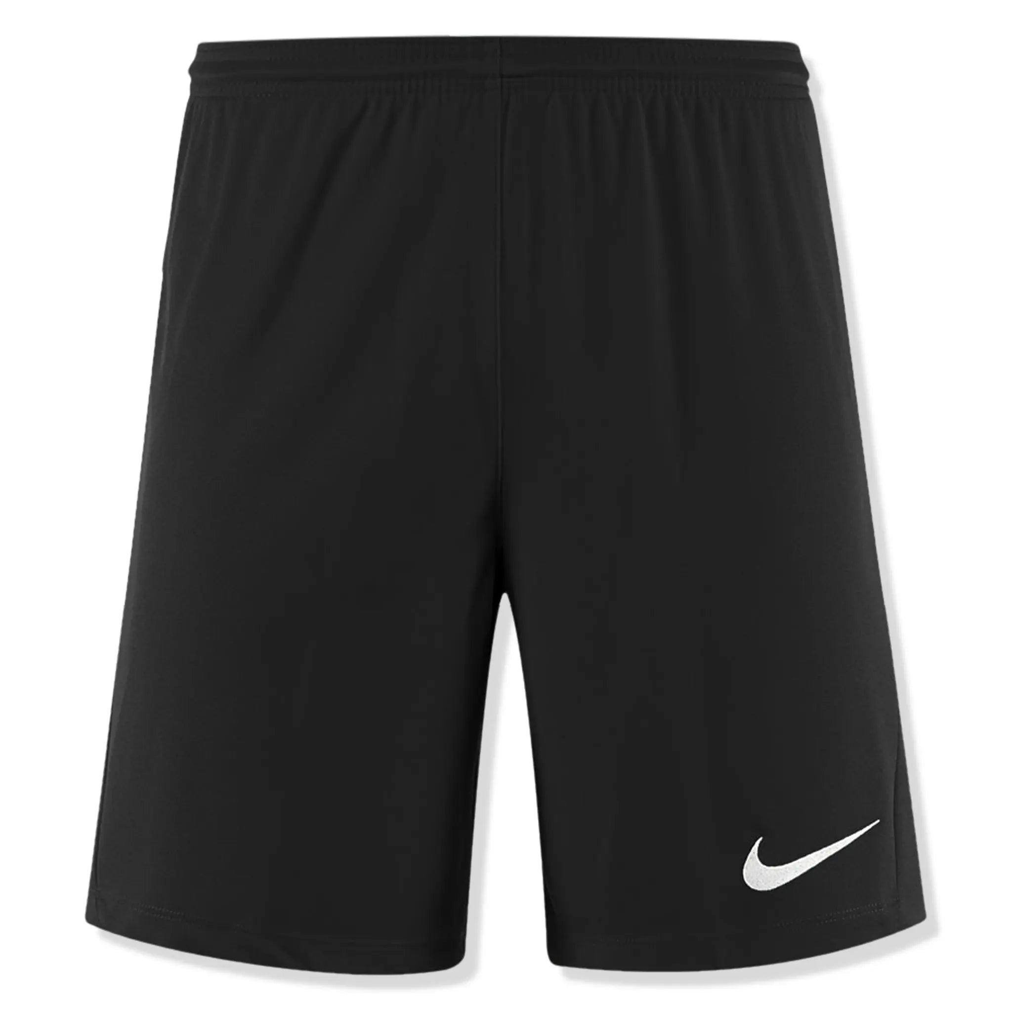 Front Shorts view of Nike Dri-FIT Park III White Black T-Shirt & Shorts BV6708-100 