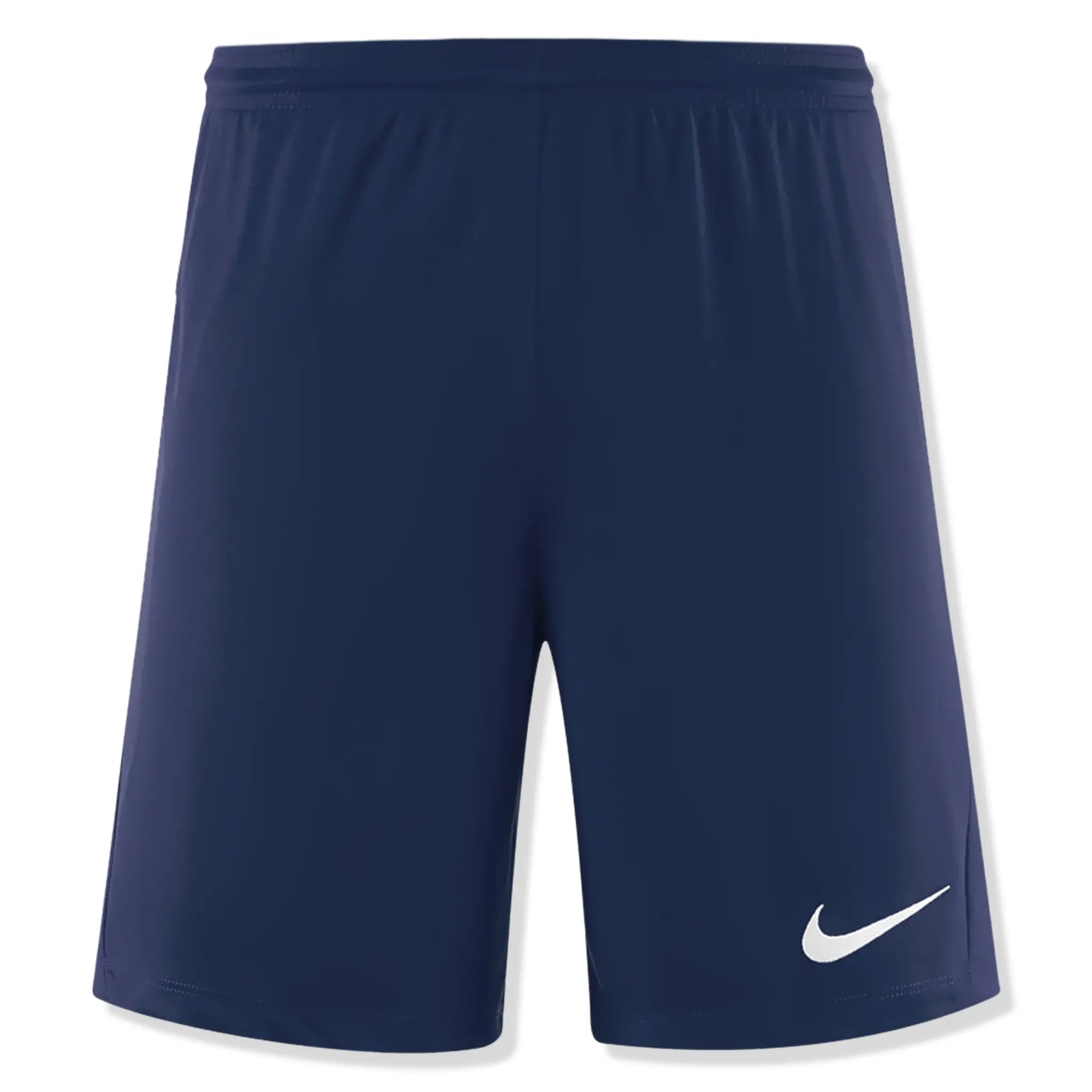 Front Shorts view of Nike Dri-FIT Park III Midnight Navy T-Shirt & Shorts BV6708-410 | BV6855-410