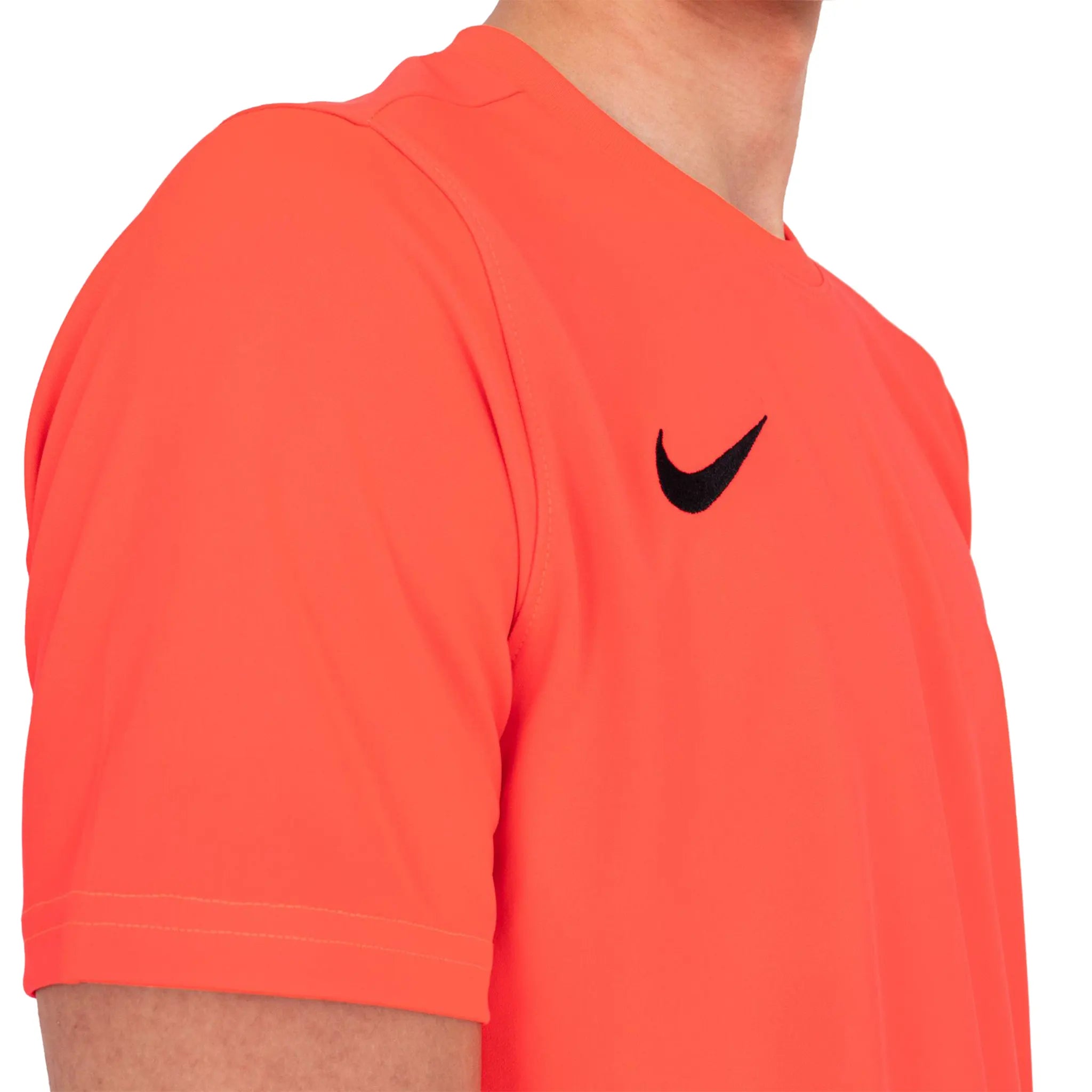 Nike Dri-FIT Park III Bright Crimson Black T-Shirt & Shorts