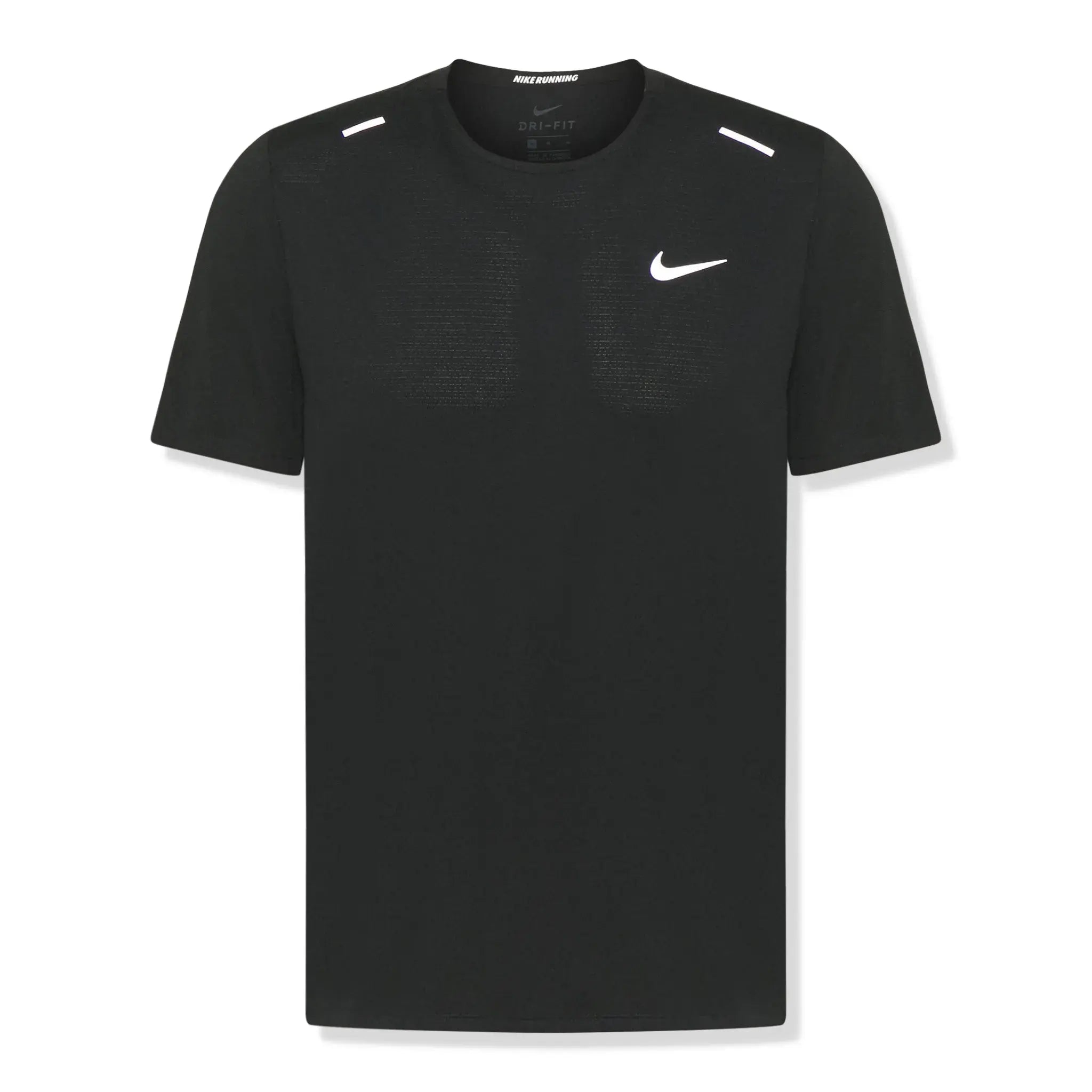 Front view of Nike Dri-FIT Black T-Shirts & Shorts CZ9185-013 | CZ9062-010