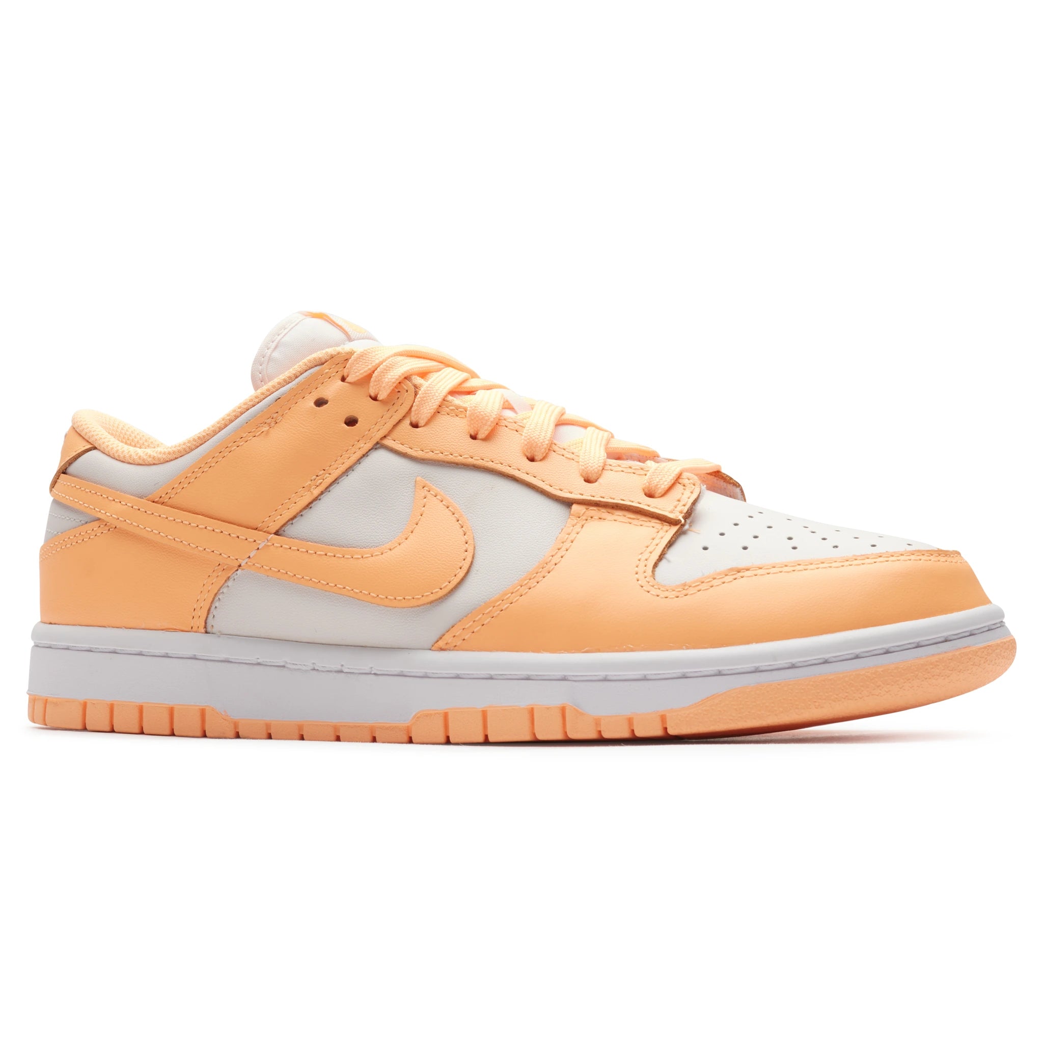 Front side view of Nike Dunk Low Peach Cream (W) (Discolouration) DD1503-801