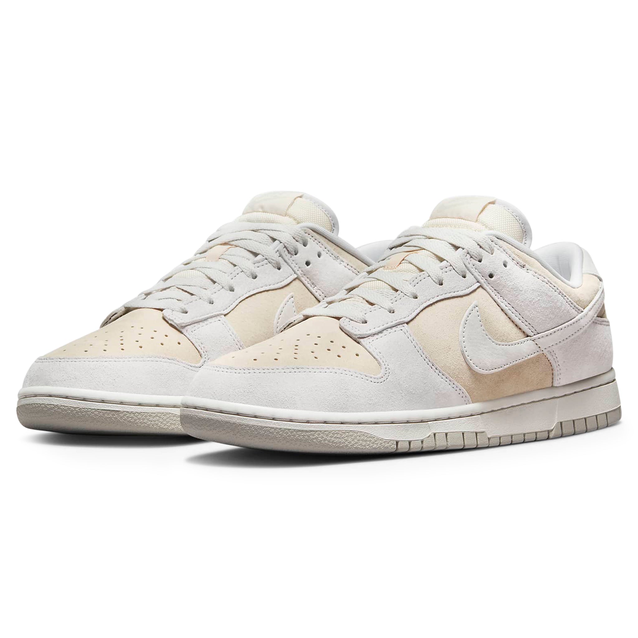 Front side view of Nike Dunk Low Premium Vast Grey DD8338-001