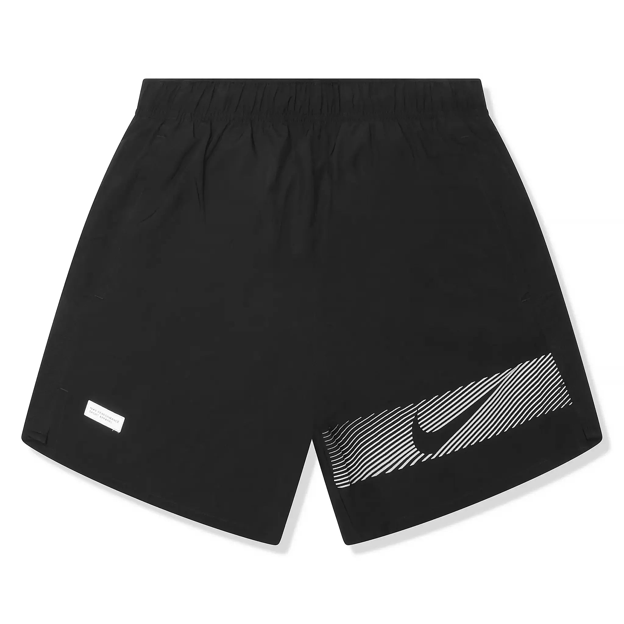 Front Shorts view of Nike Flash Miler Black T-Shirts & Shorts FN3052-010 | FN3049-010