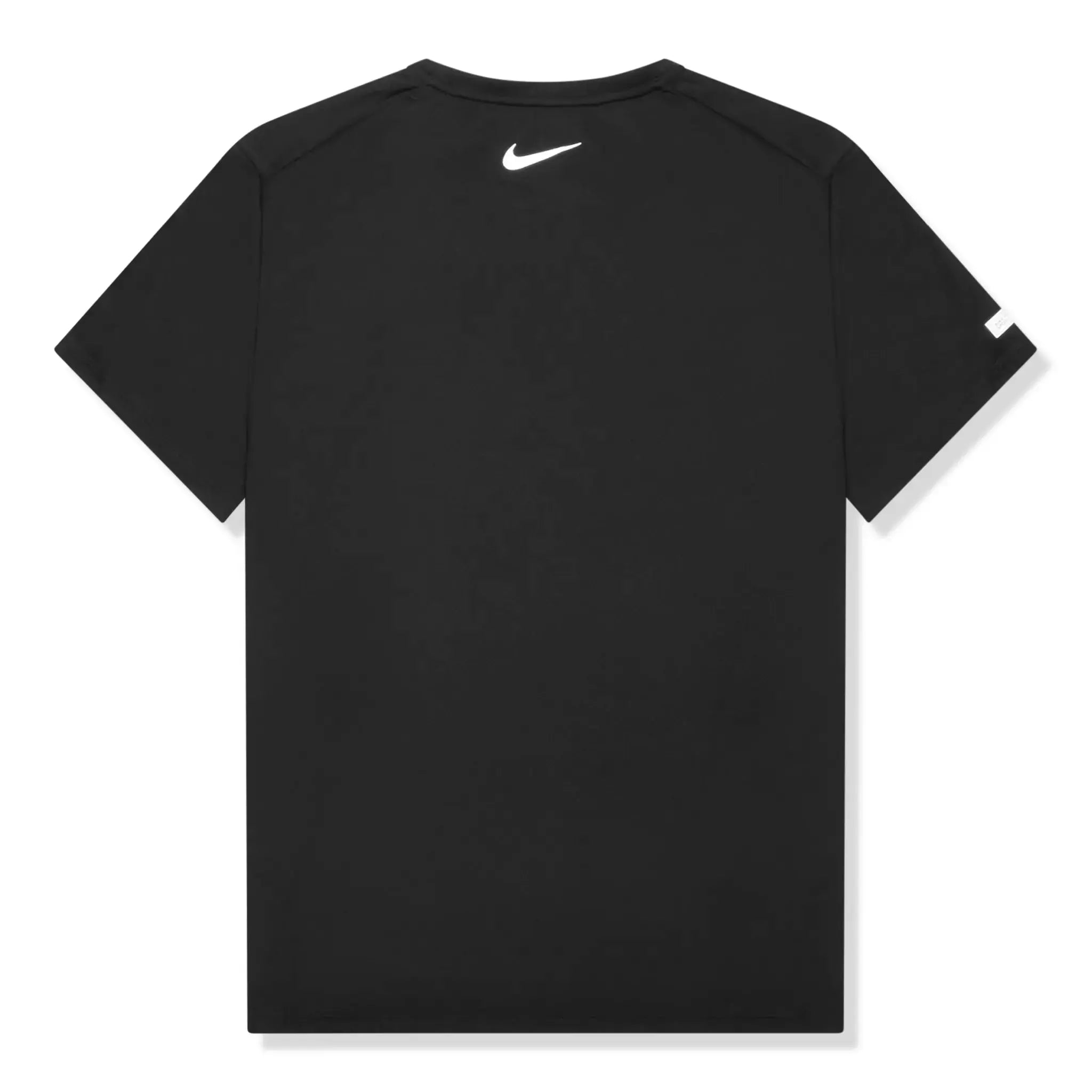 Back T Shirt view of Nike Flash Miler Black T-Shirts & Shorts FN3052-010 | FN3049-010