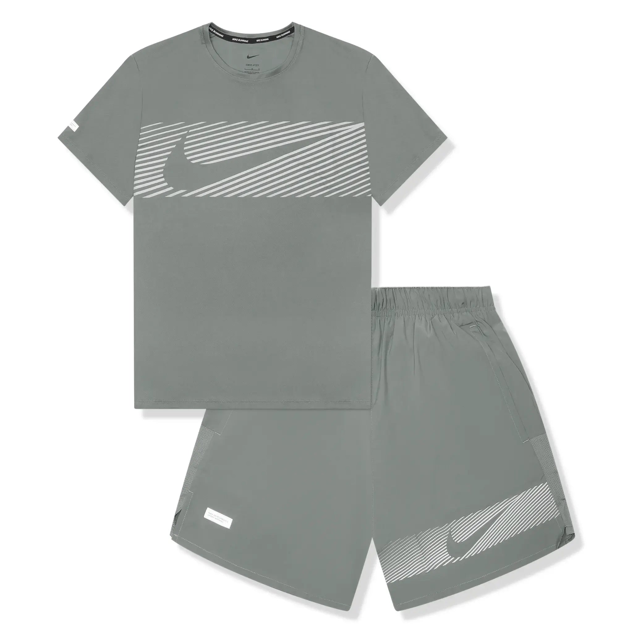 Nike Flash Miler Cyan Green T-Shirts & Shorts