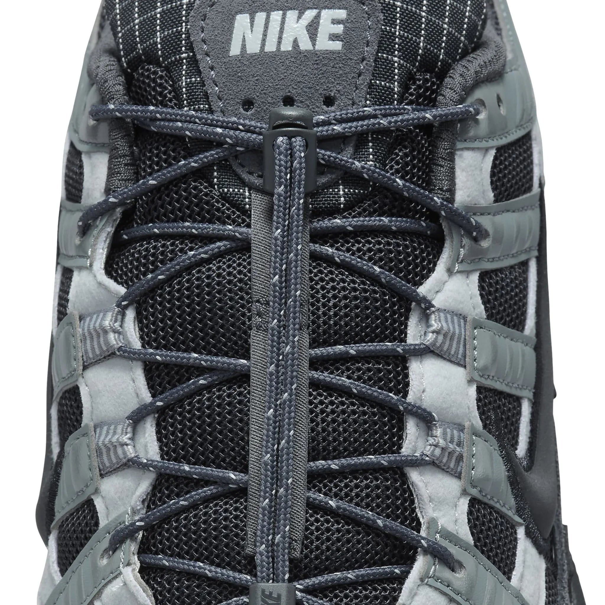 Tongue view of Nike P-6000 Premium Anthracite Smoke Grey HQ3818-001