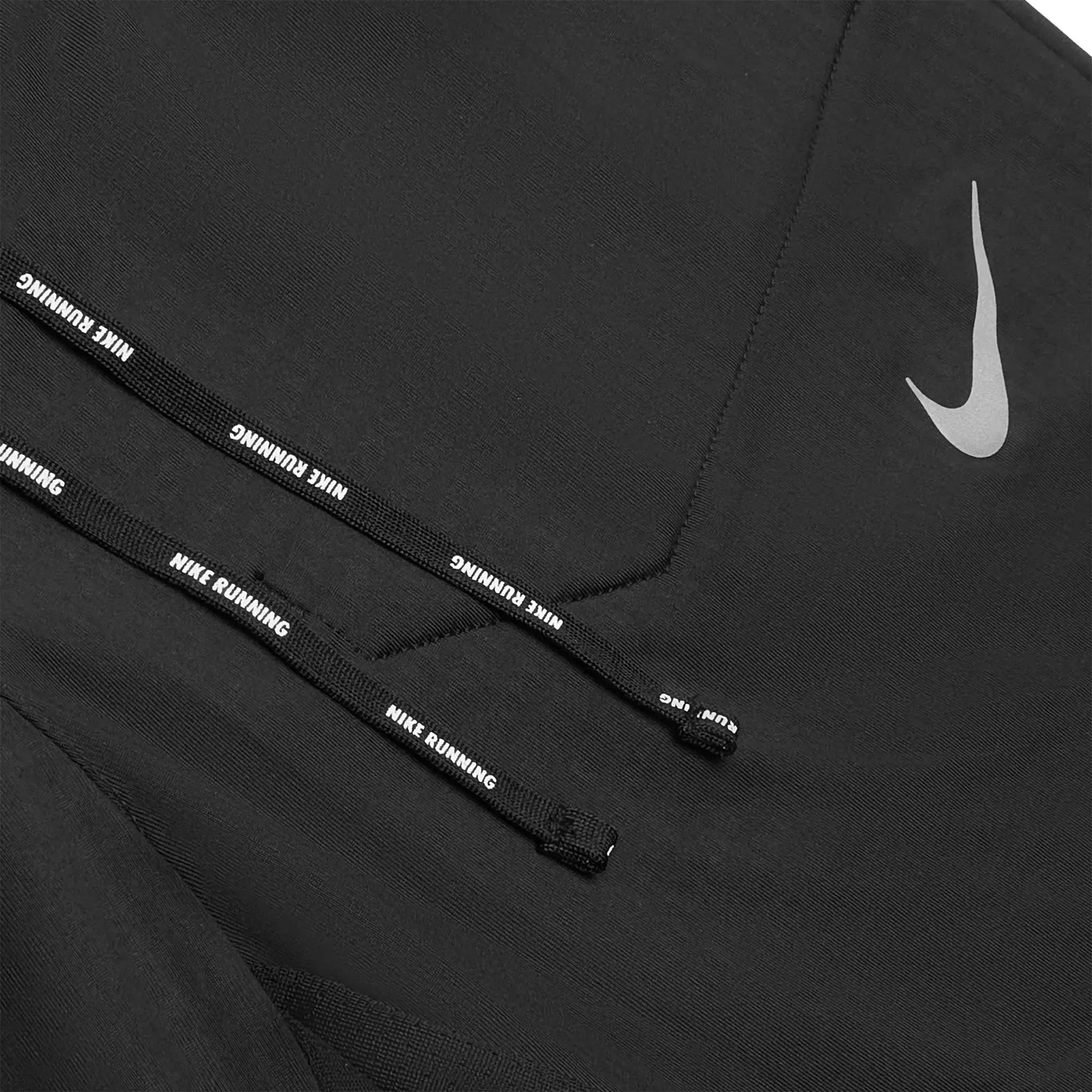 Logo view of Nike Phenom Elite Knit Black Running Pants CU5504-010