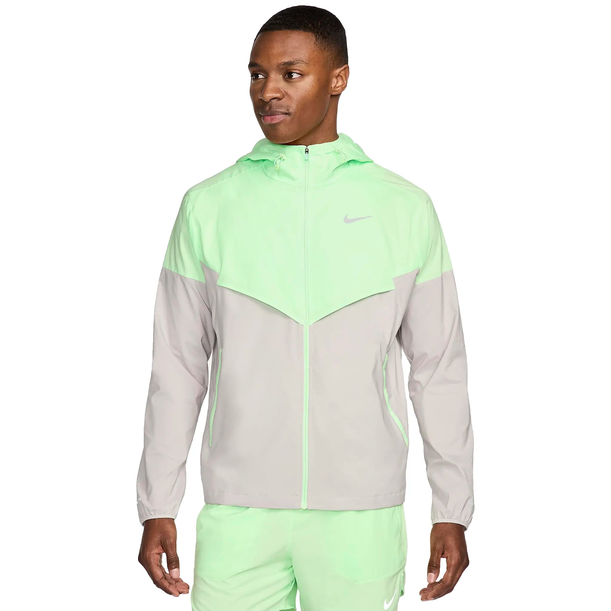 Green nike coat best sale