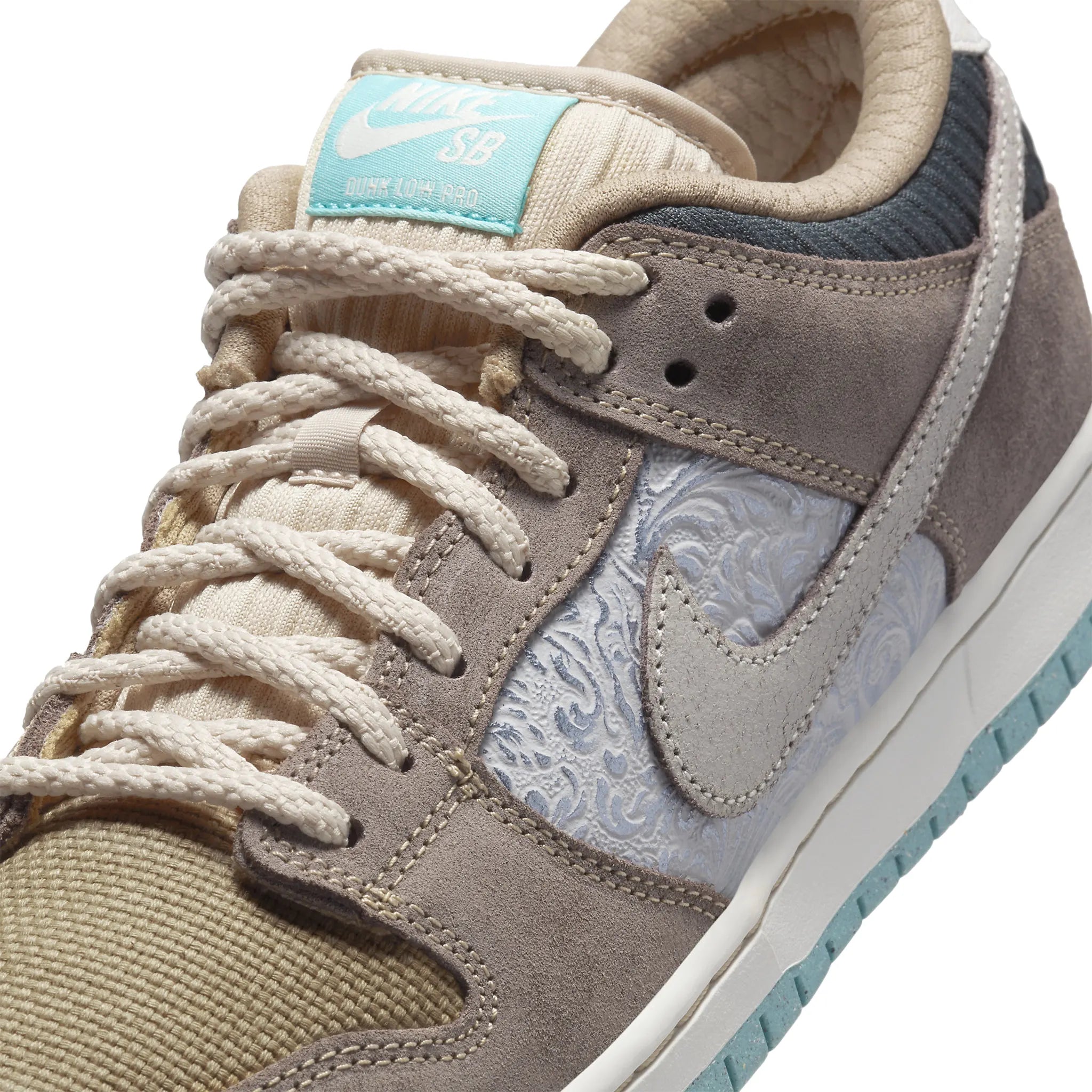 Detail view of Nike SB Dunk Low Big Money Savings FZ3129-200