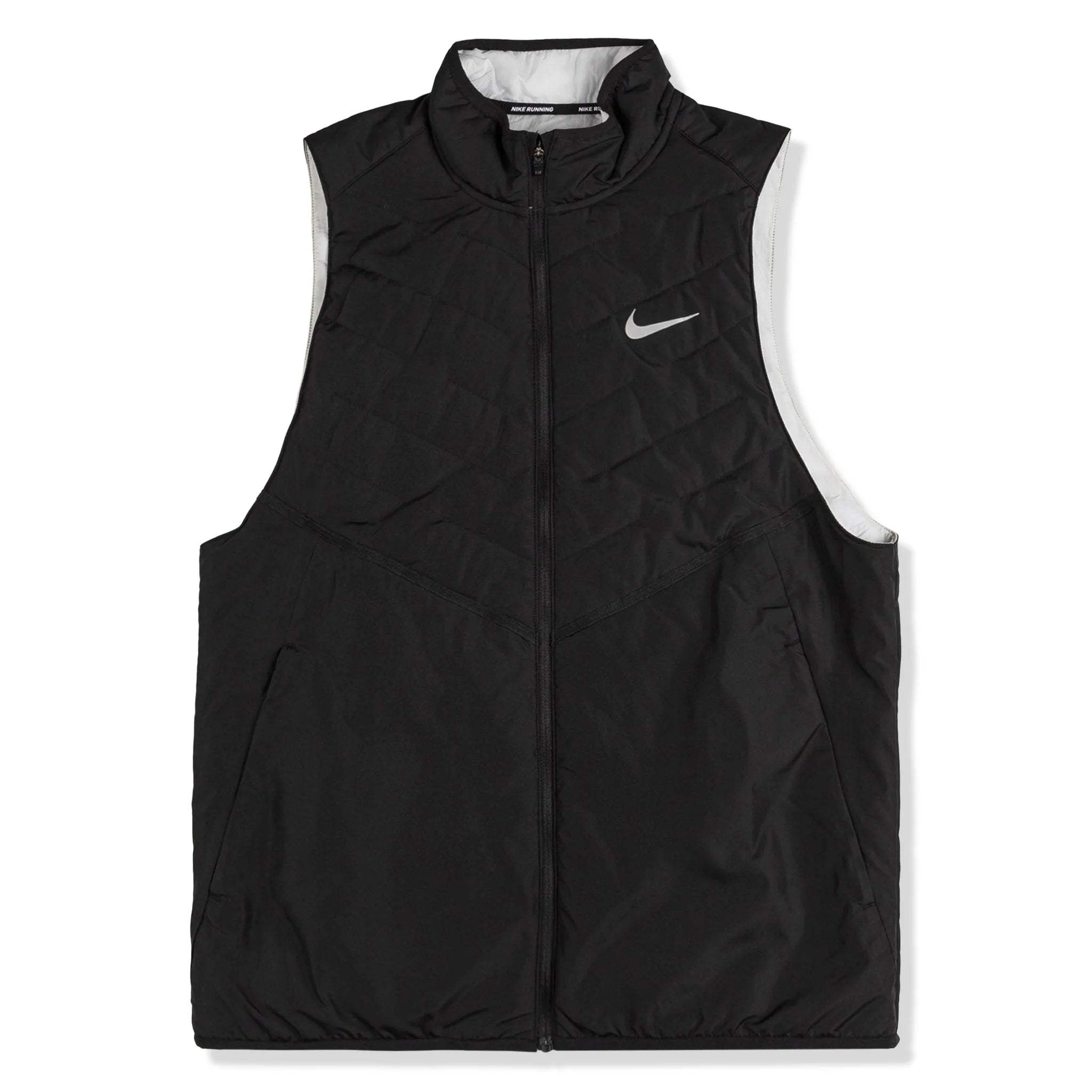 Front view of Nike Therma-Fit Repel Black Gilet