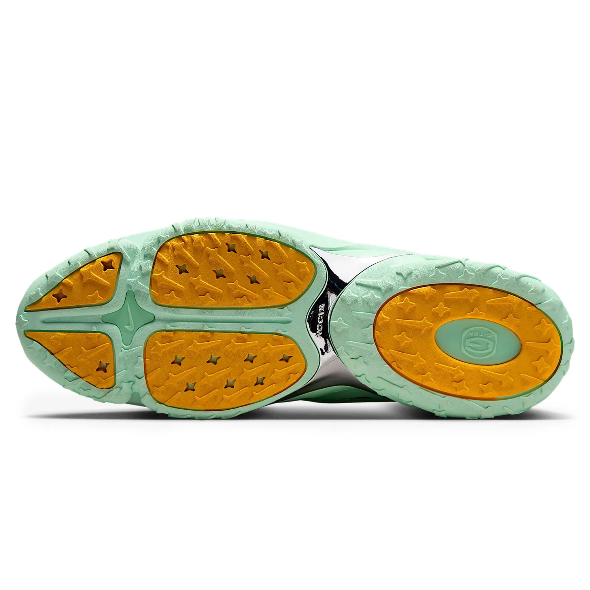 Sole view of Nike x Nocta Drake Hot Step 2 Mint Foam DZ7293-300