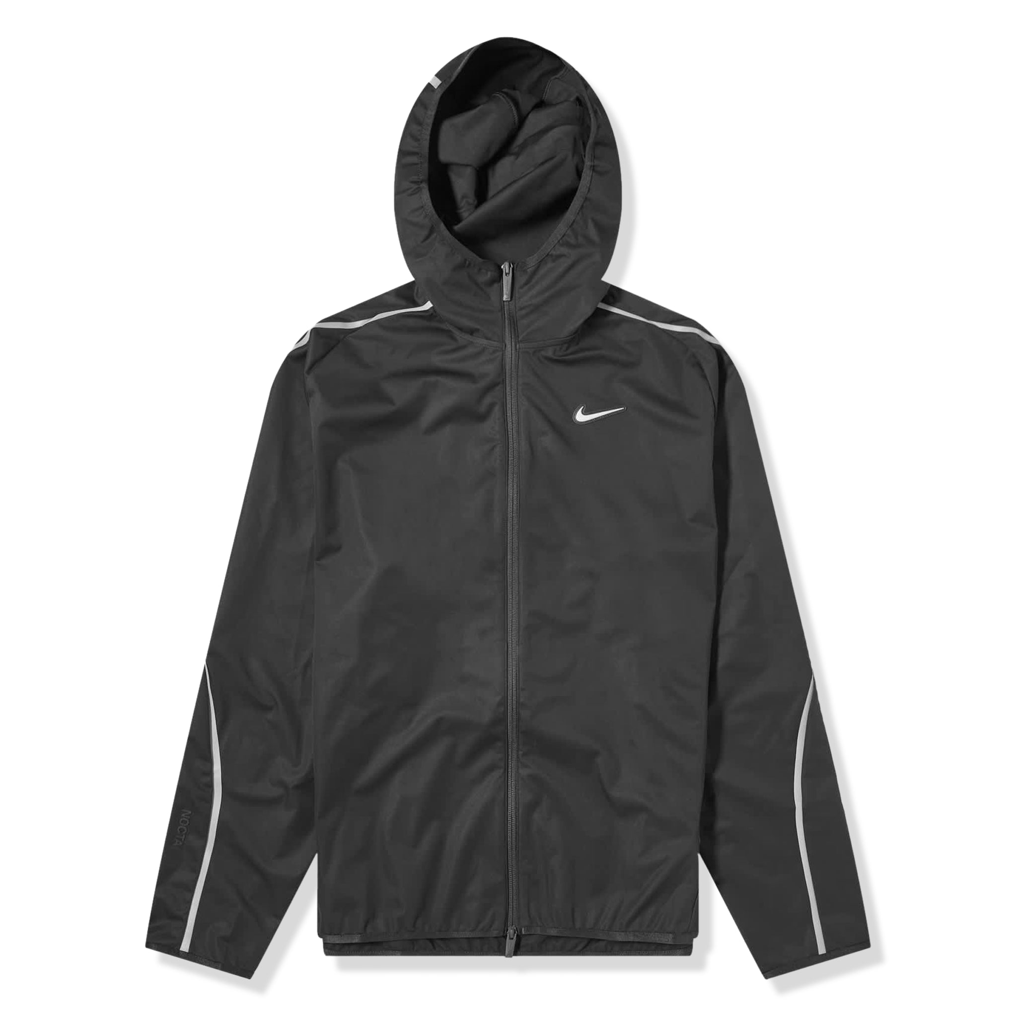 Front view of Nike x Nocta NRG Warmup Black Jacket DV3661-010