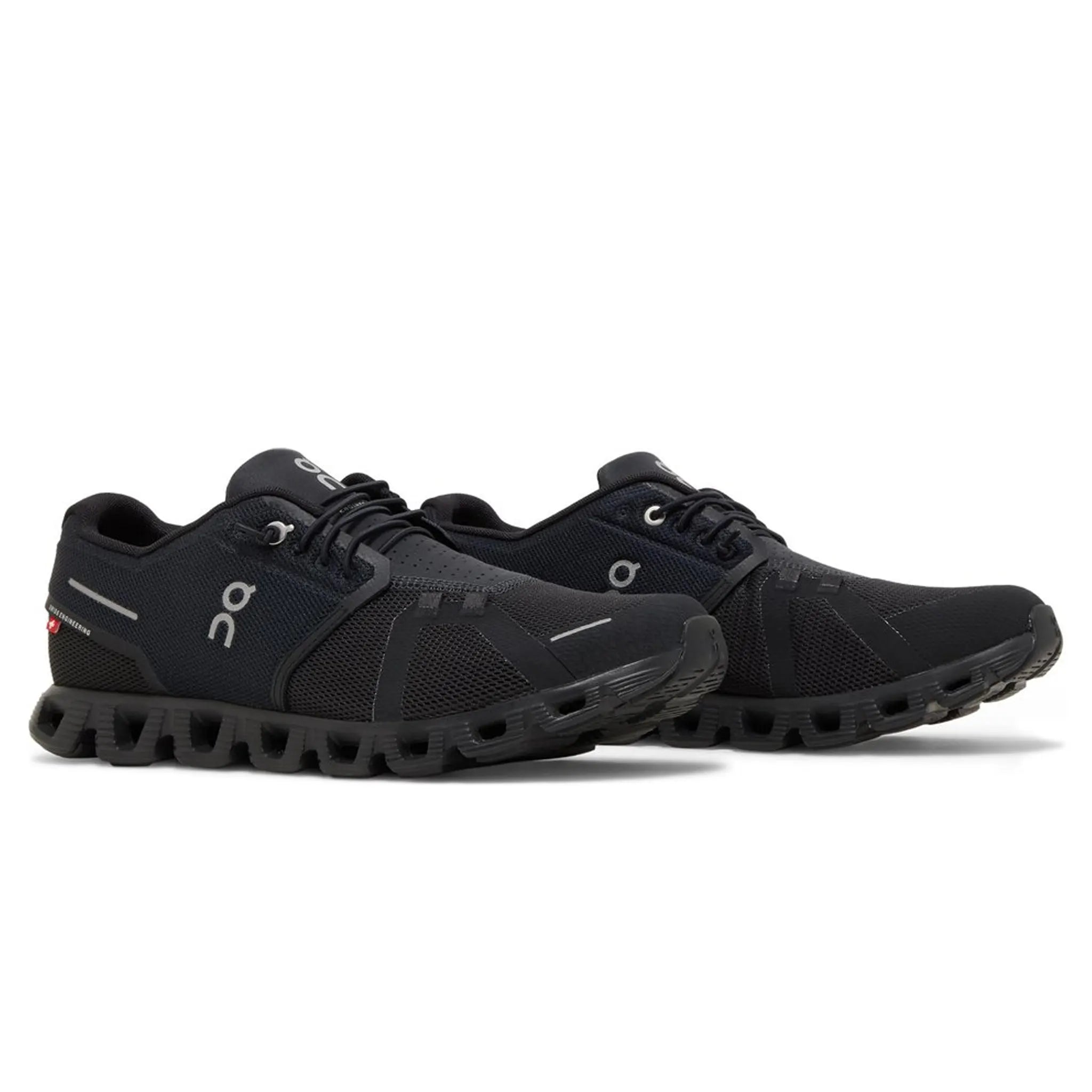 Pair view of On Running Cloud 5 All Black Shoes 59.98986