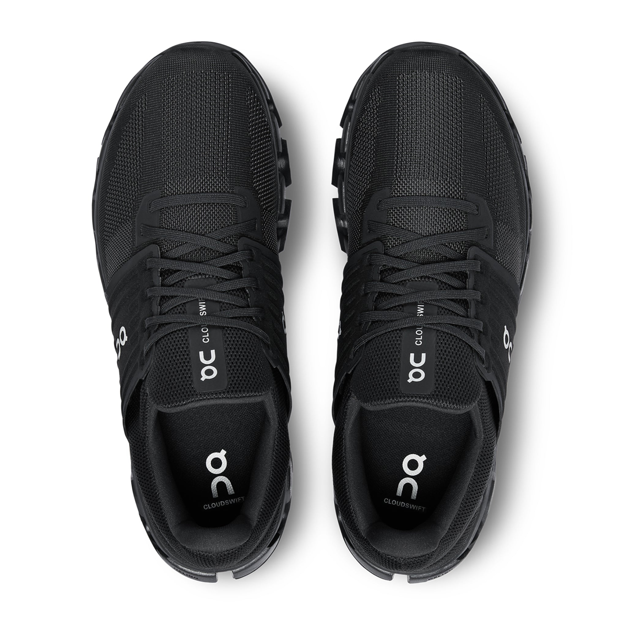 Top view of On Running Cloudshift 3 AD All Black Shoe 3MD10240485