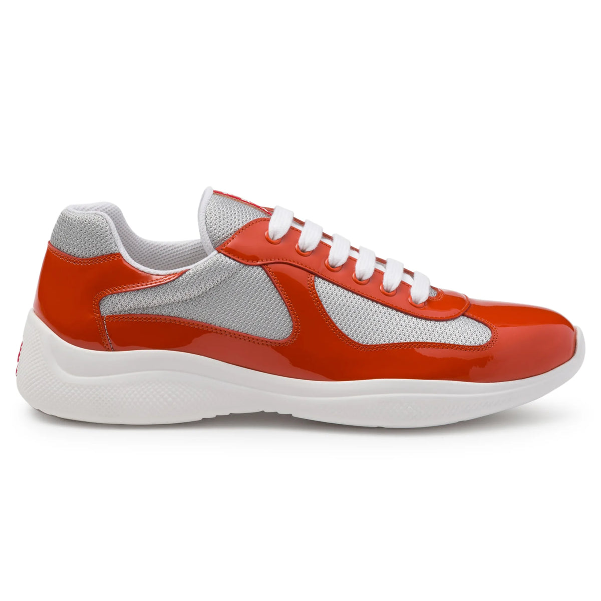 Prada orange sneakers best sale