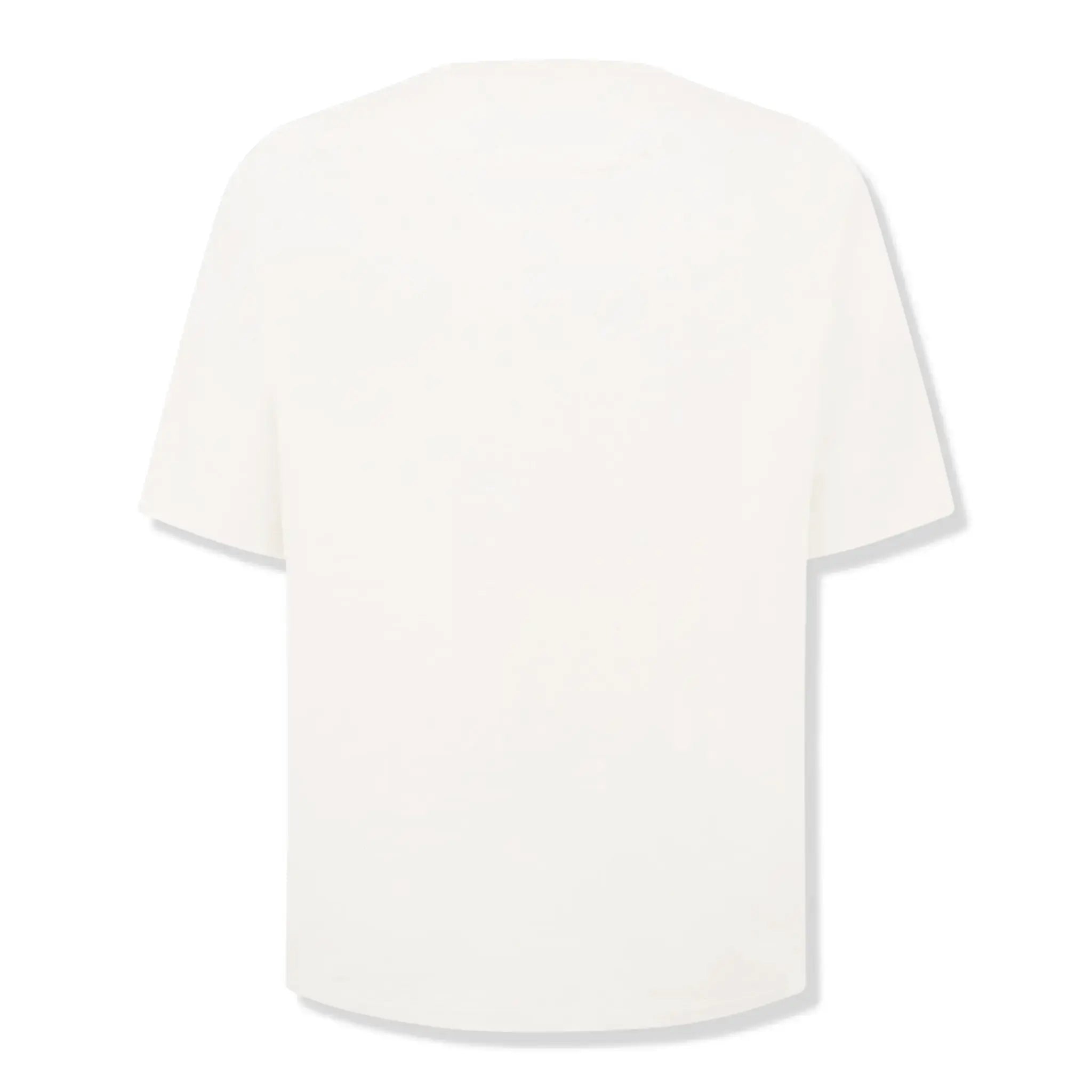 Back view of Prada Chest Logo Cotton Natural T Shirt