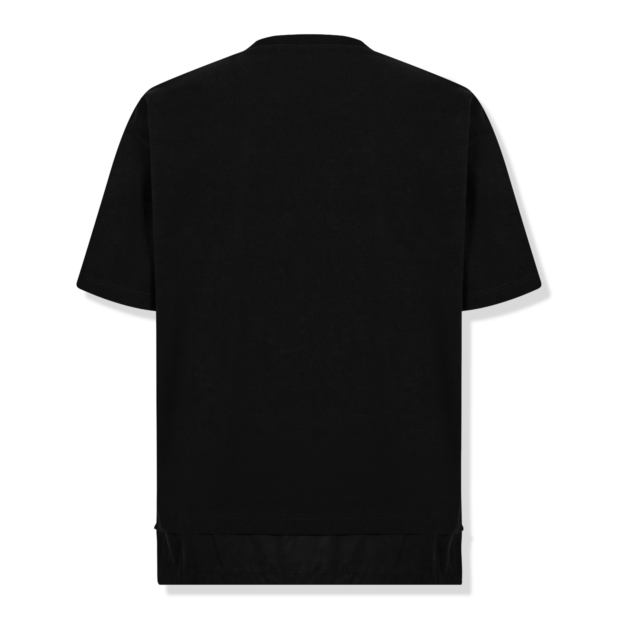 Prada Logo Re-Nylon Jersey T Shirt Black S / Black