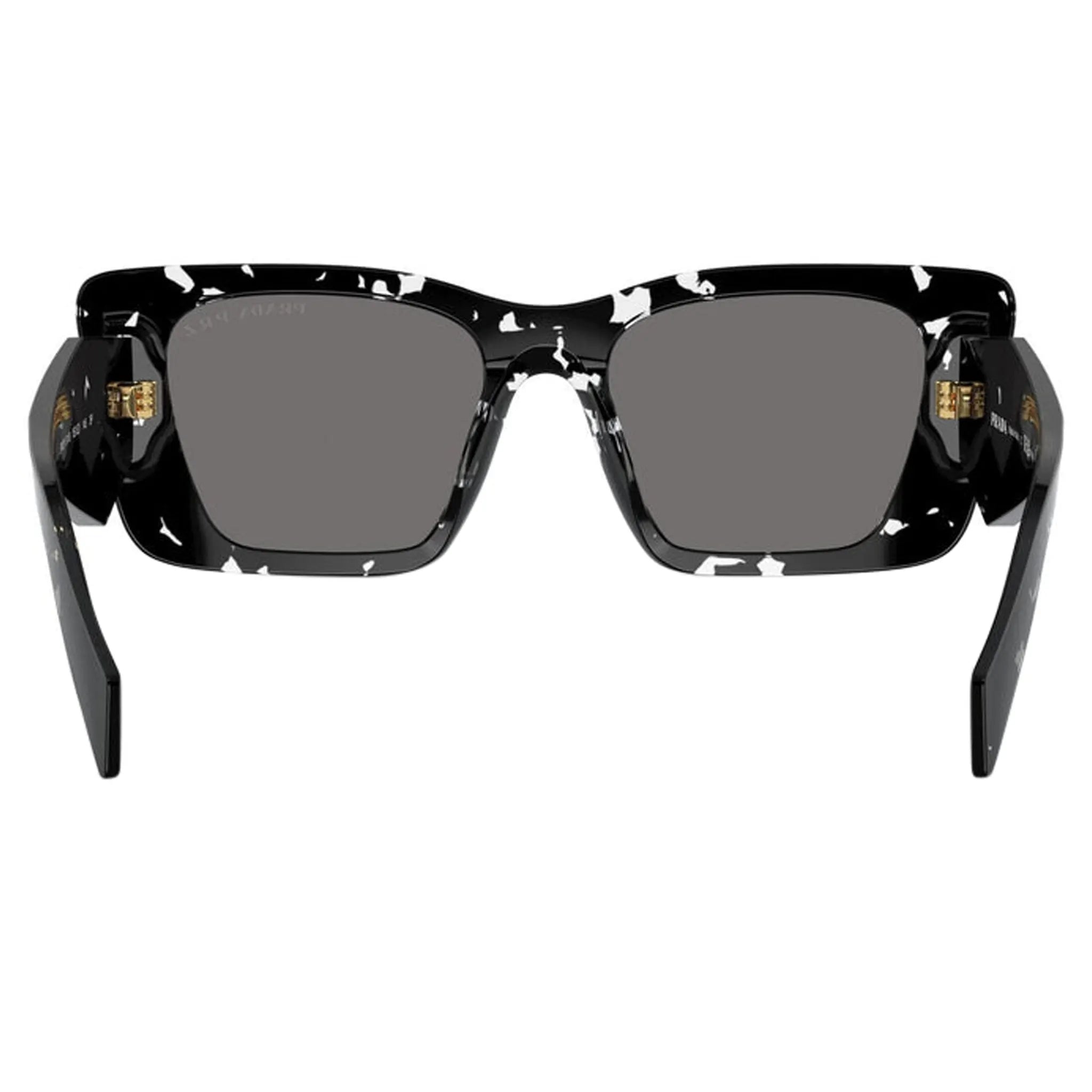 Back view of Prada PR 08YS 15S5Z1 Black Crystal Tortoise Polarised Sunglasses