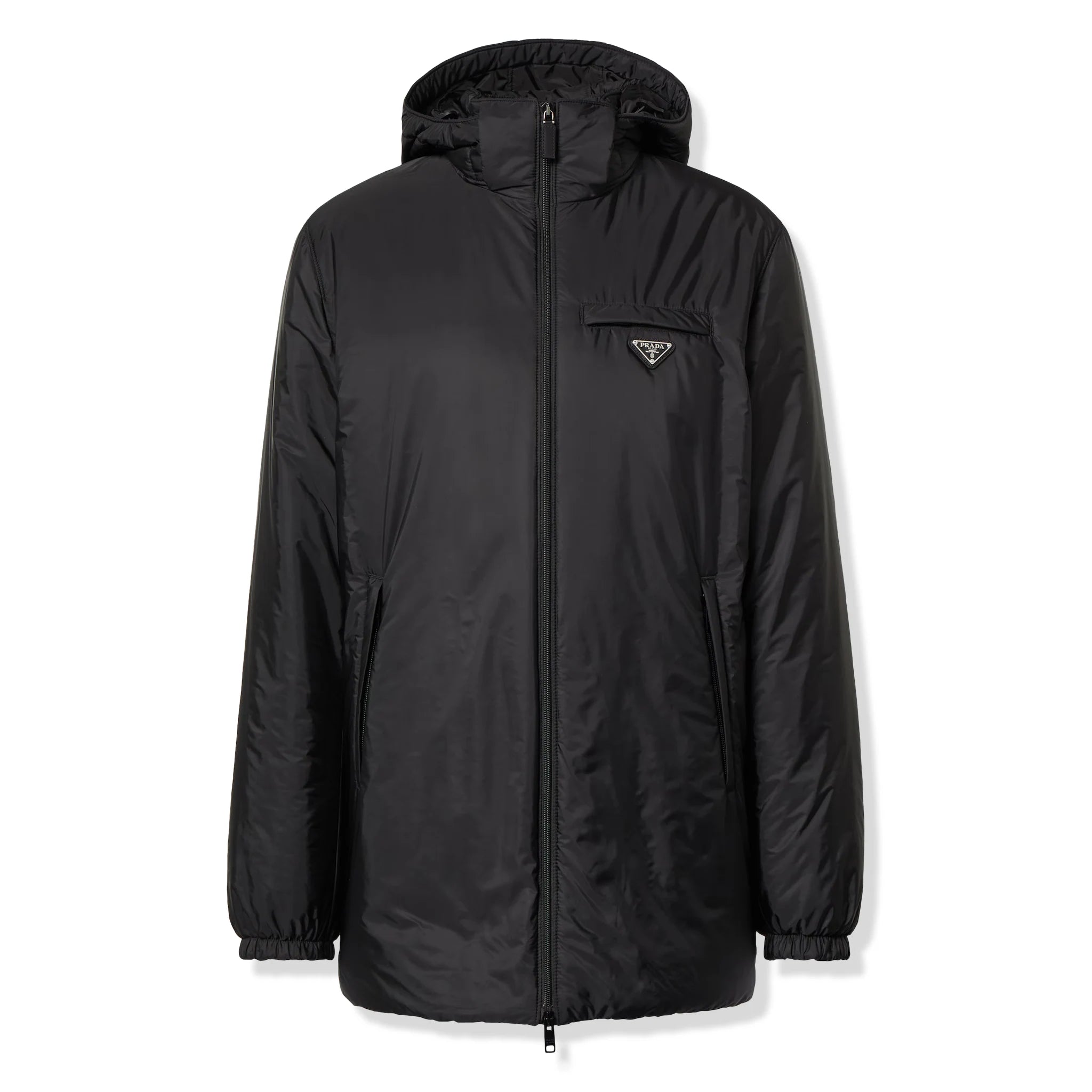 Prada Re-Nylon Black Padded Coat