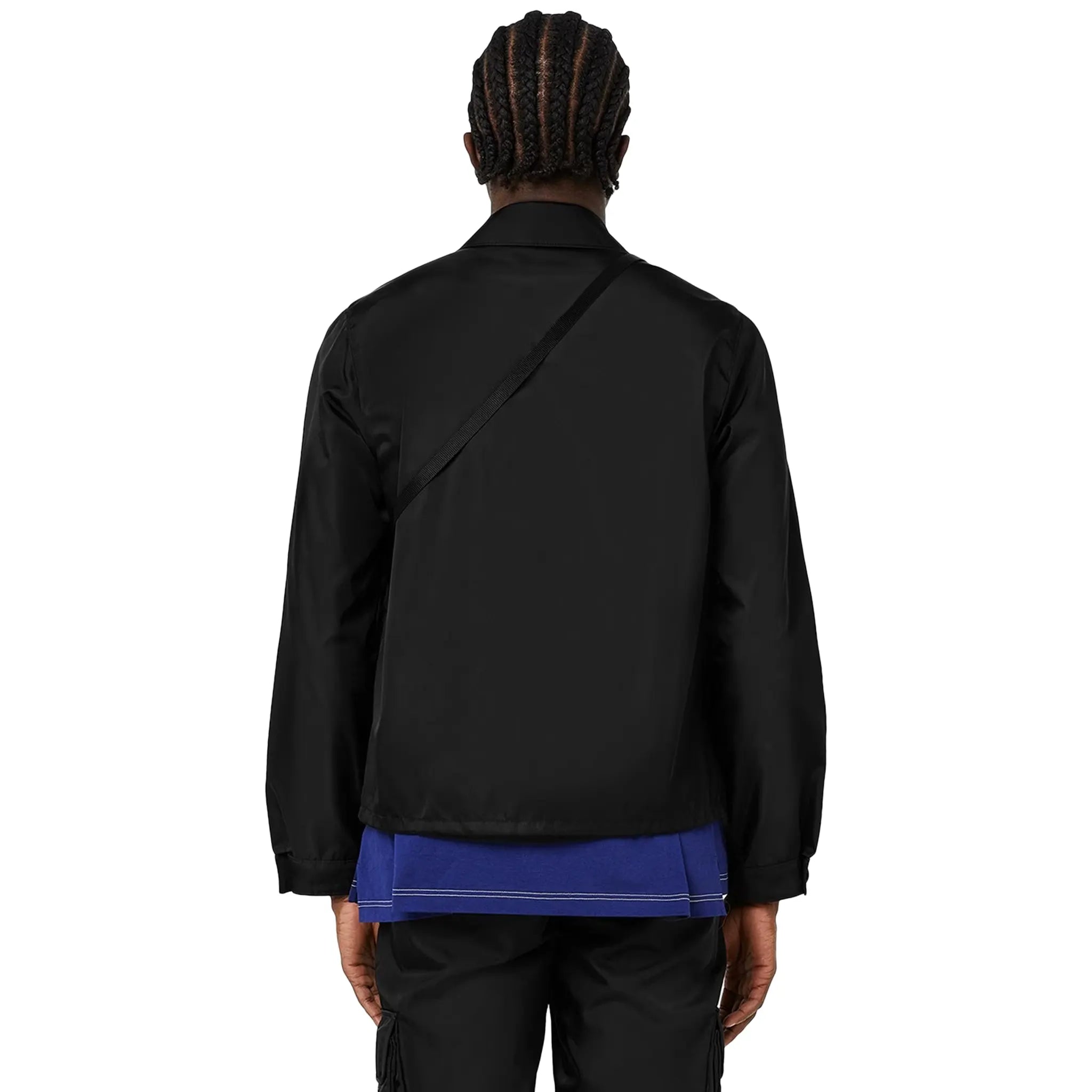 Back Detail view of Prada Re Nylon Blouson Black Jacket SGB684_1WQ8_F0002_S_211