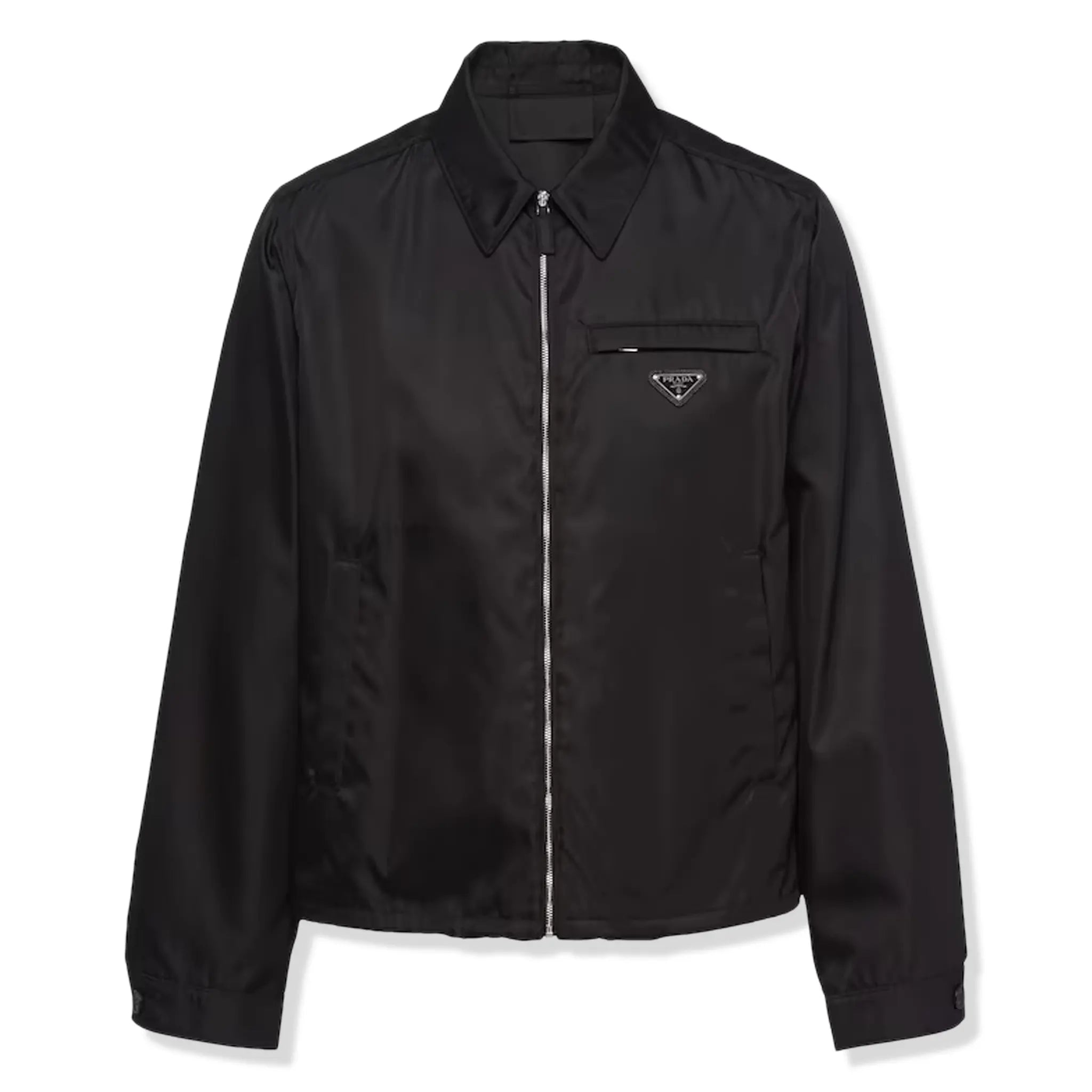 Front view of Prada Re Nylon Blouson Black Jacket SGB684_1WQ8_F0002_S_211