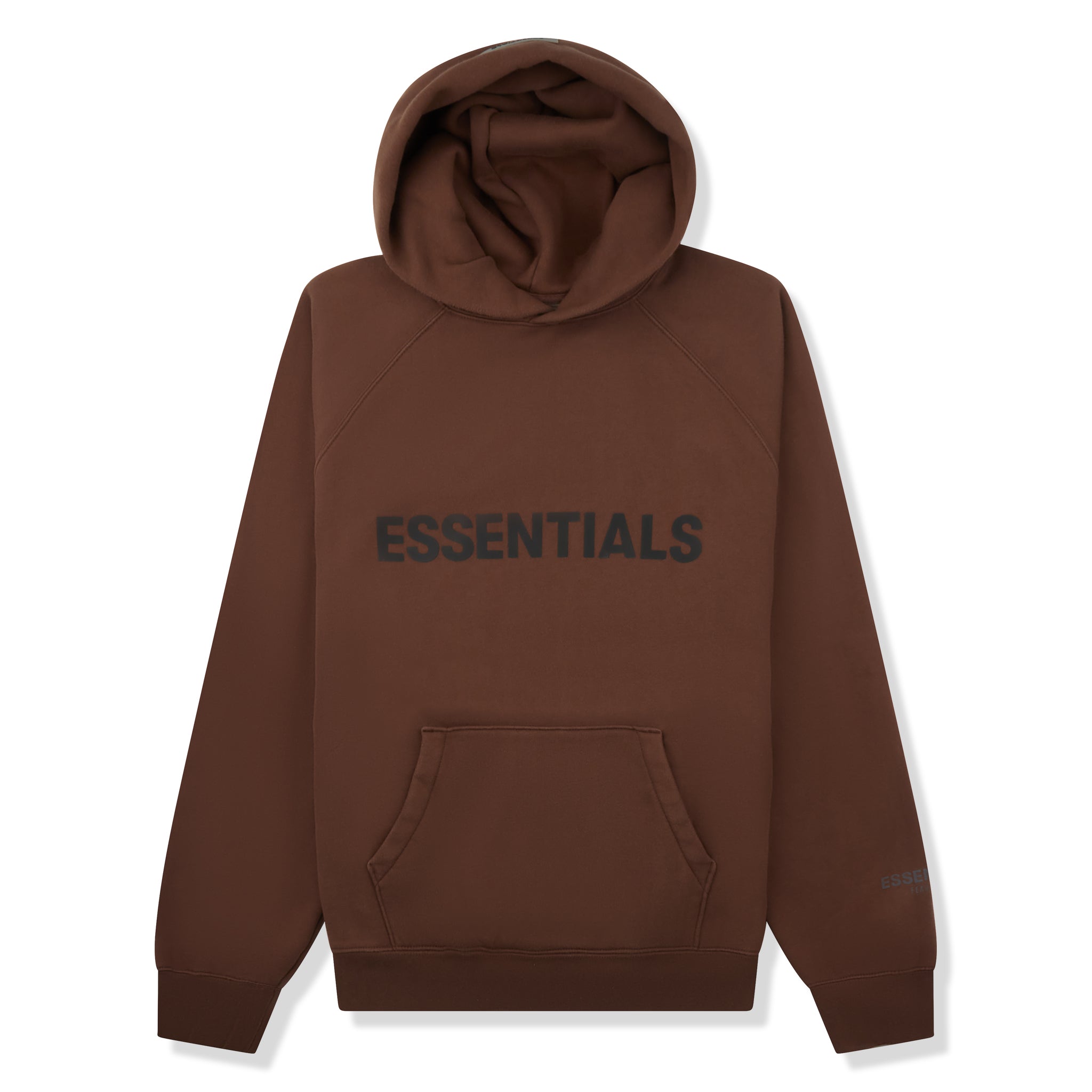 Image of Pre Owned - Fear Of God Essentials Brown Rain Drum Hoodie